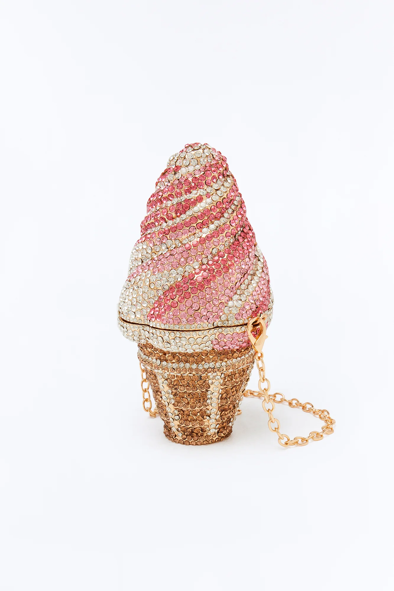 Scoop Of Sparkle Rhinestone Clutch - Gold/Multi - Image 4