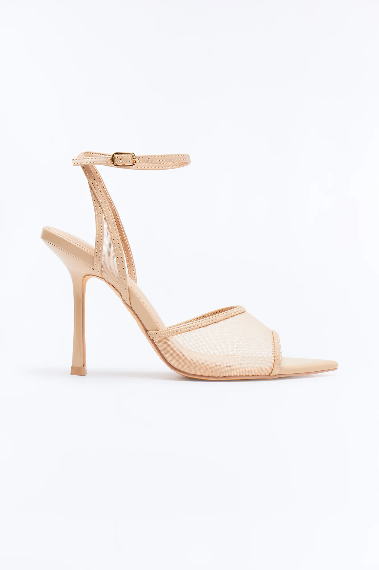 Scorpio Mesh Heels - Nude - Image 5