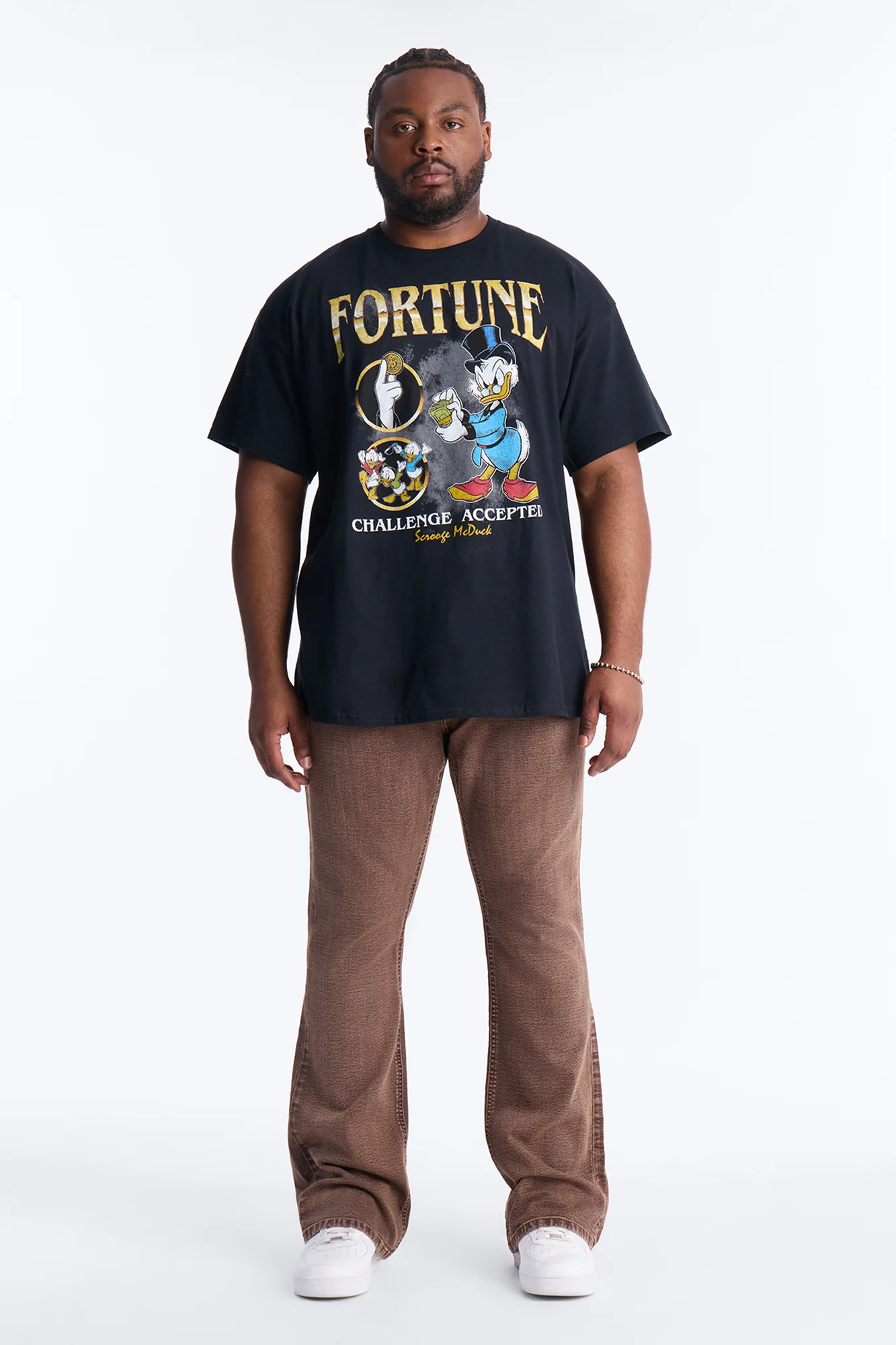 Scrooge McDuck Hustle Short Sleeve Tee - Black - Image 5