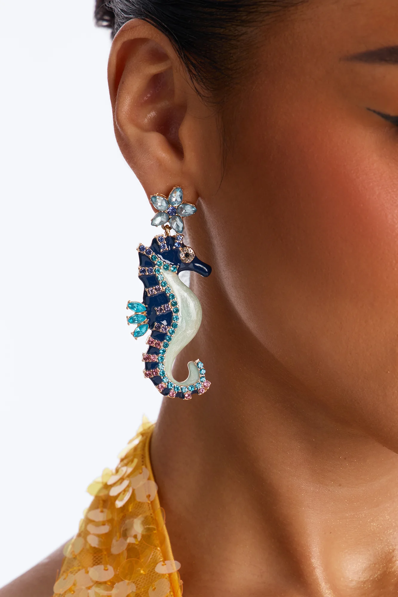 Sea Splash Earrings - Blue