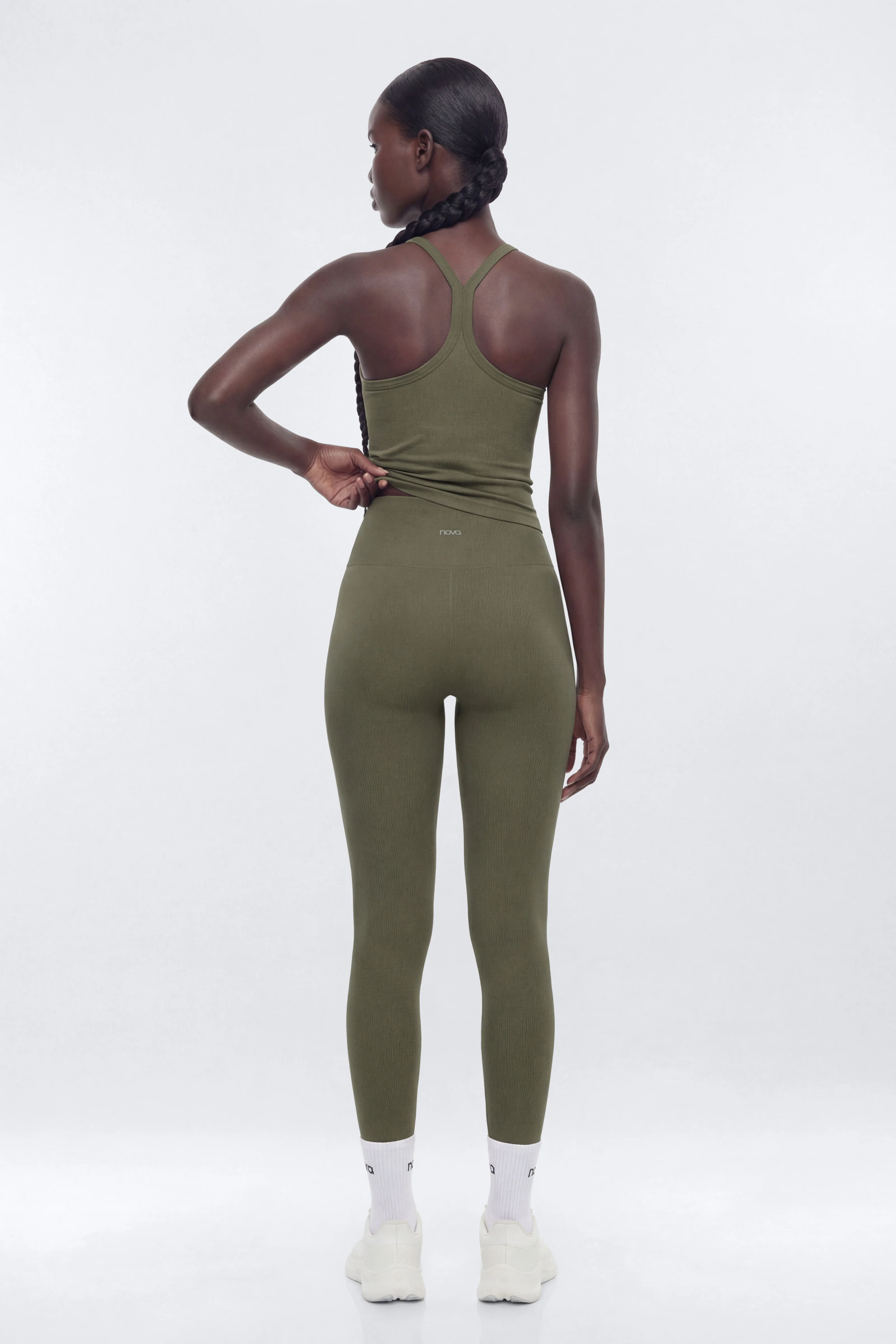 SeamlessLift™ 25″ High Rise Legging - Moss - Image 3