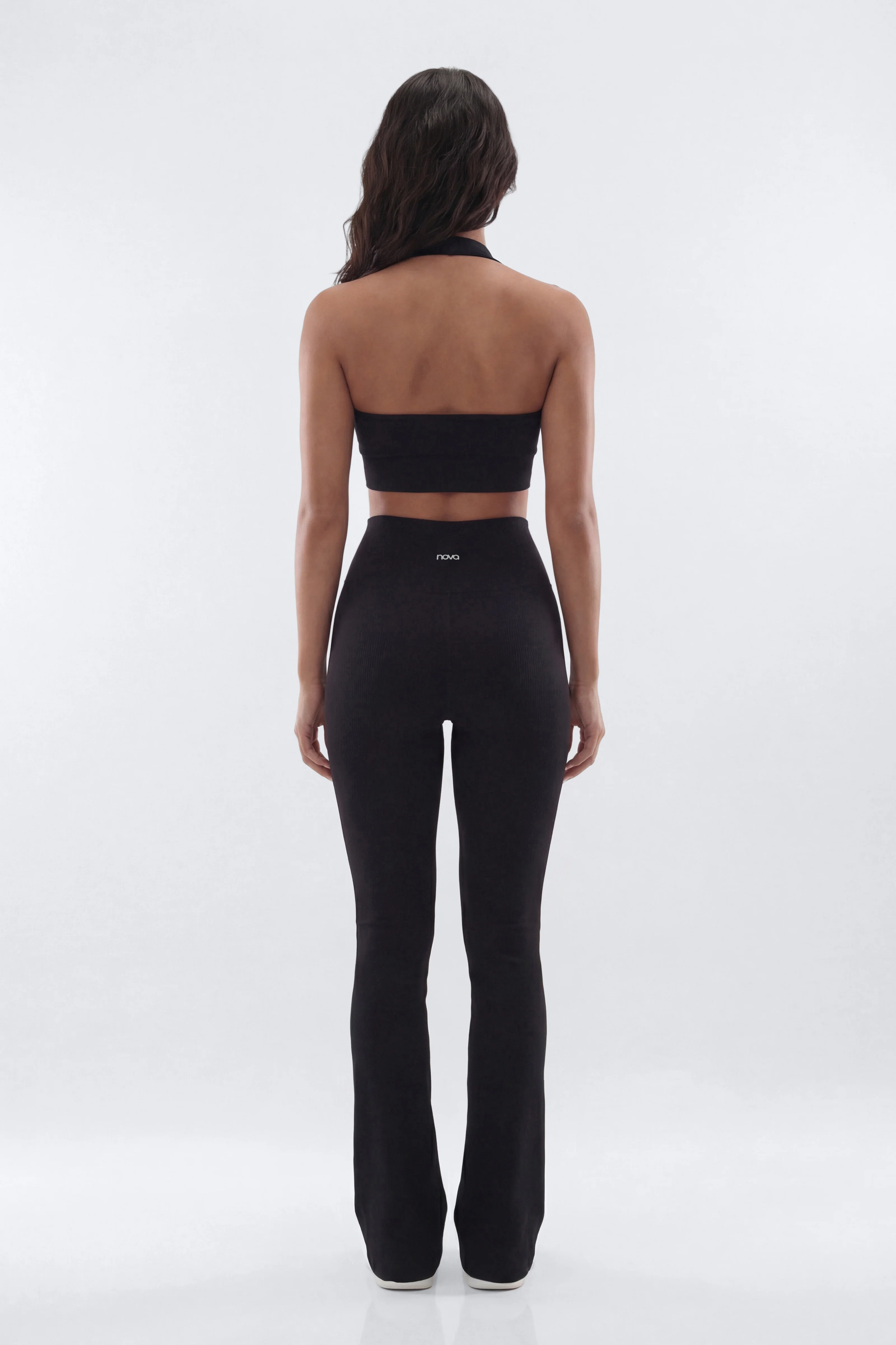 SeamlessLift™ 32″ High Rise Flare Legging - Black - Image 3