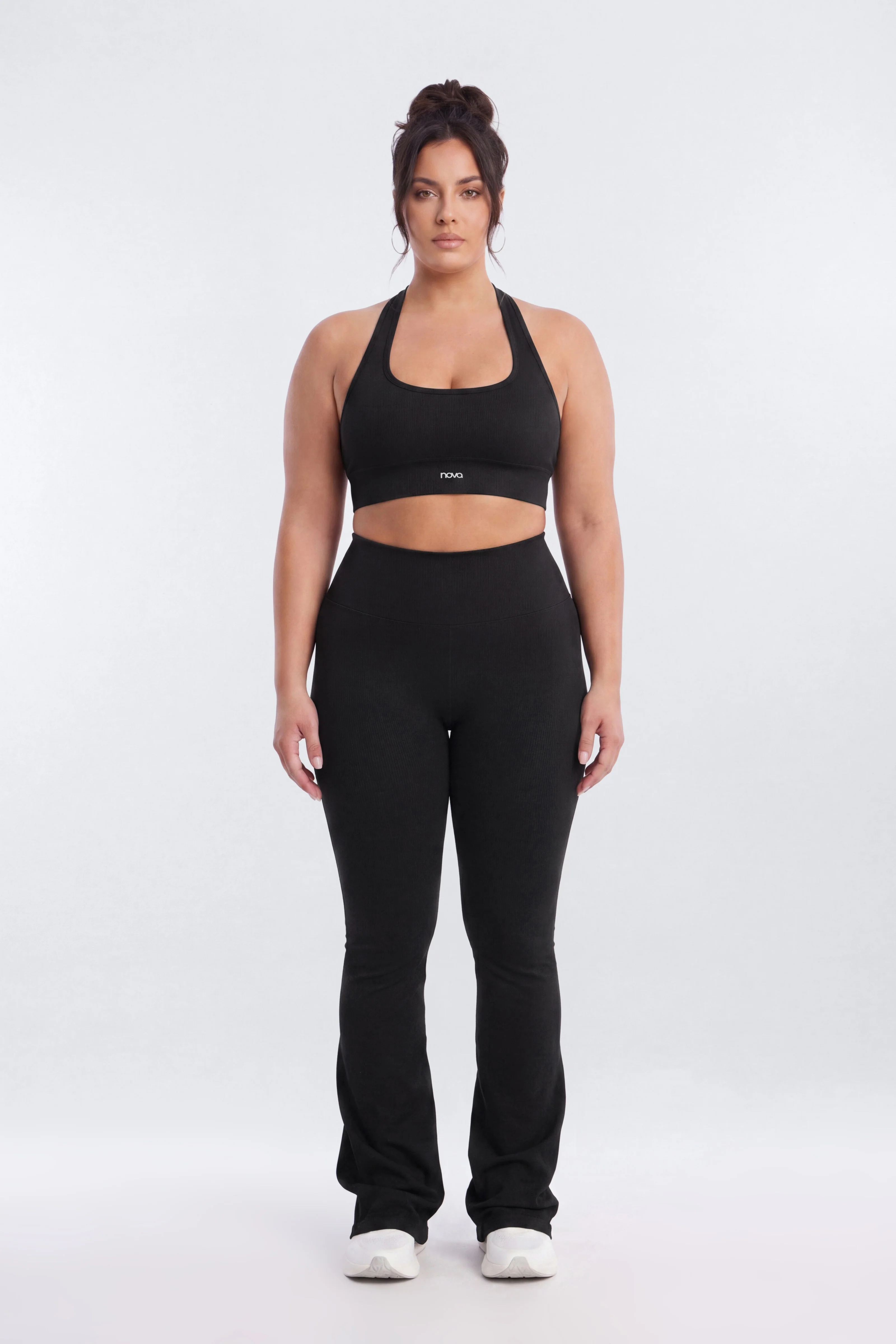 SeamlessLift™ 32″ High Rise Flare Legging - Black - Image 5