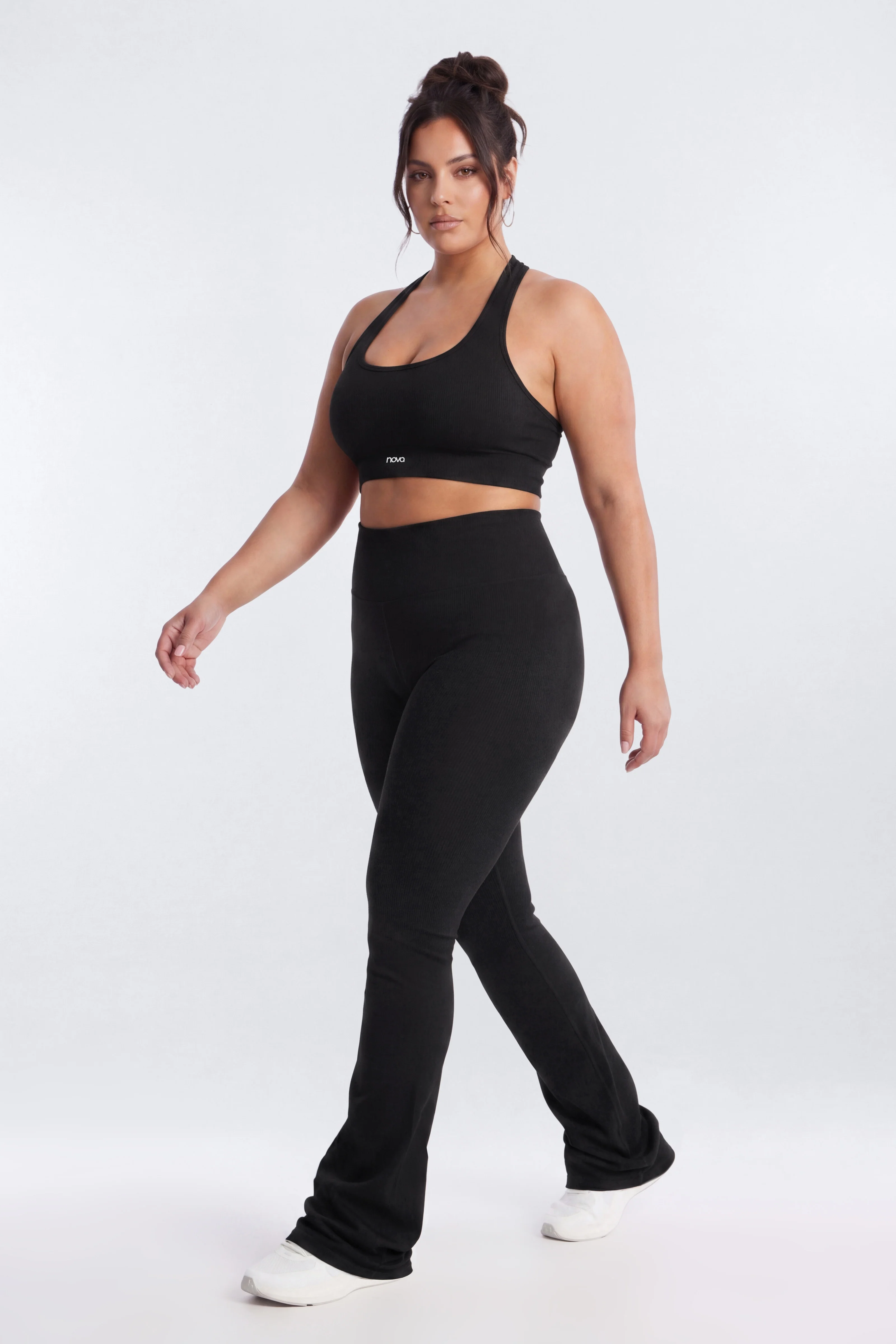 SeamlessLift™ 32″ High Rise Flare Legging - Black - Image 6