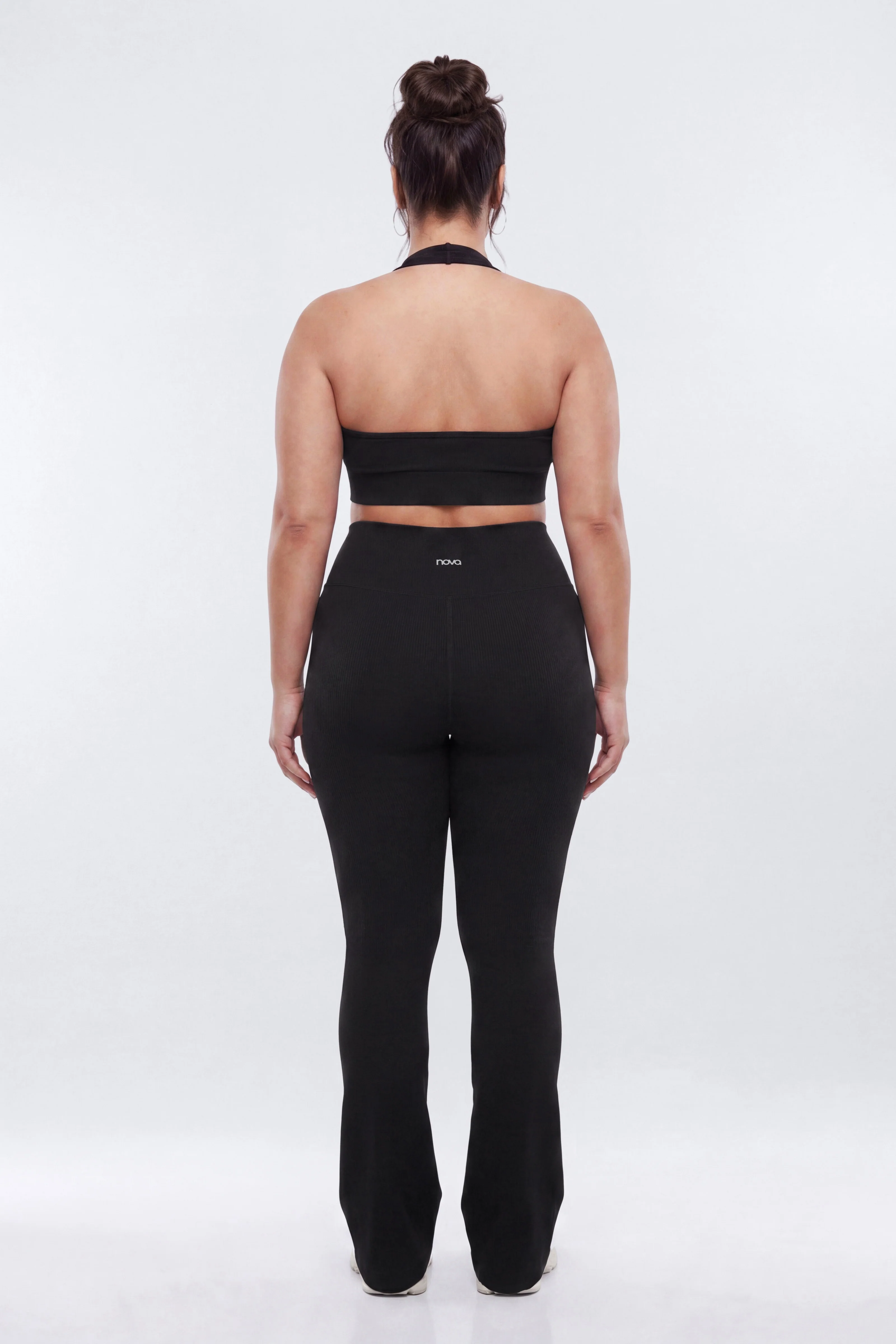 SeamlessLift™ 32″ High Rise Flare Legging - Black - Image 8