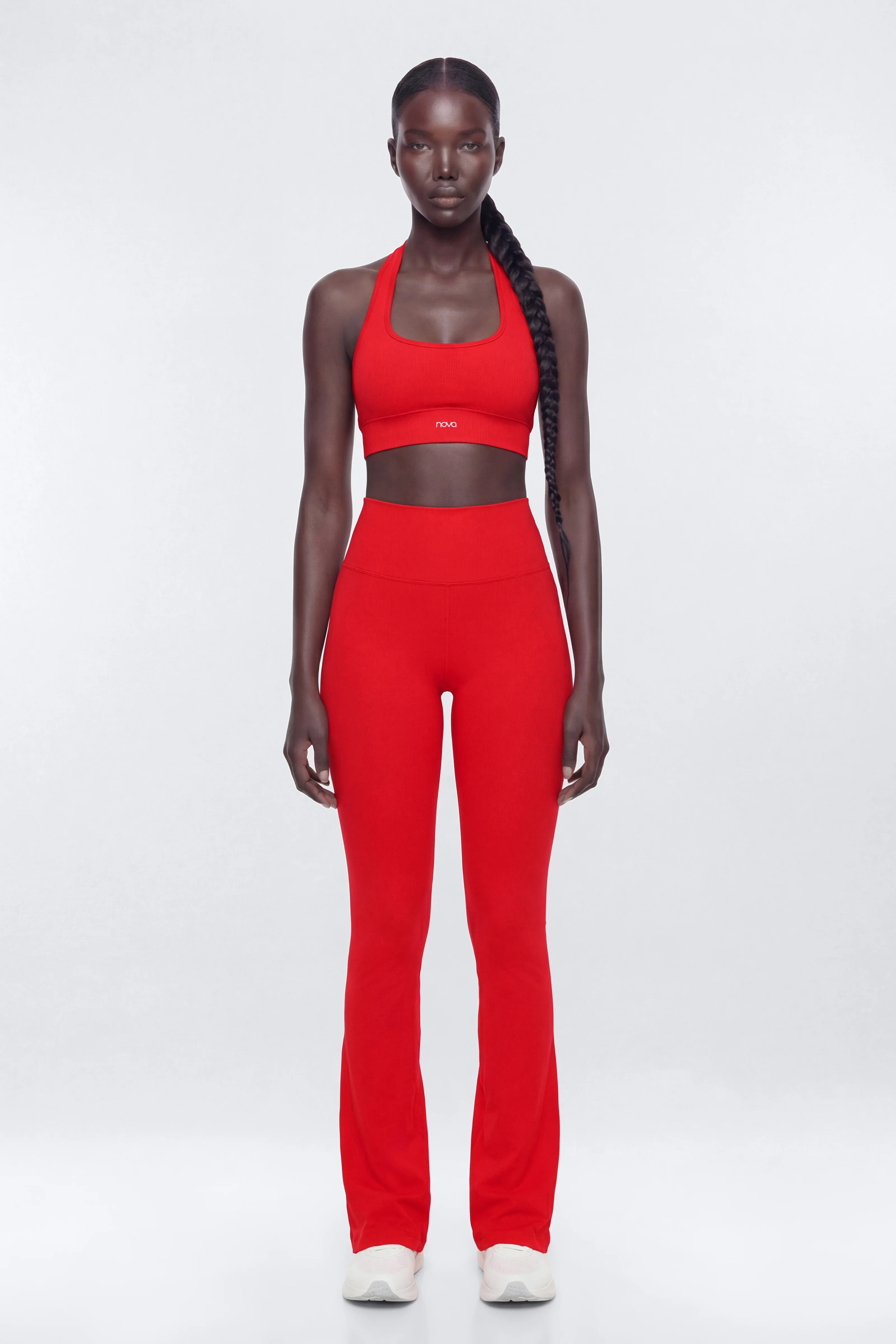 SeamlessLift™ 32″ High Rise Flare Legging - Red