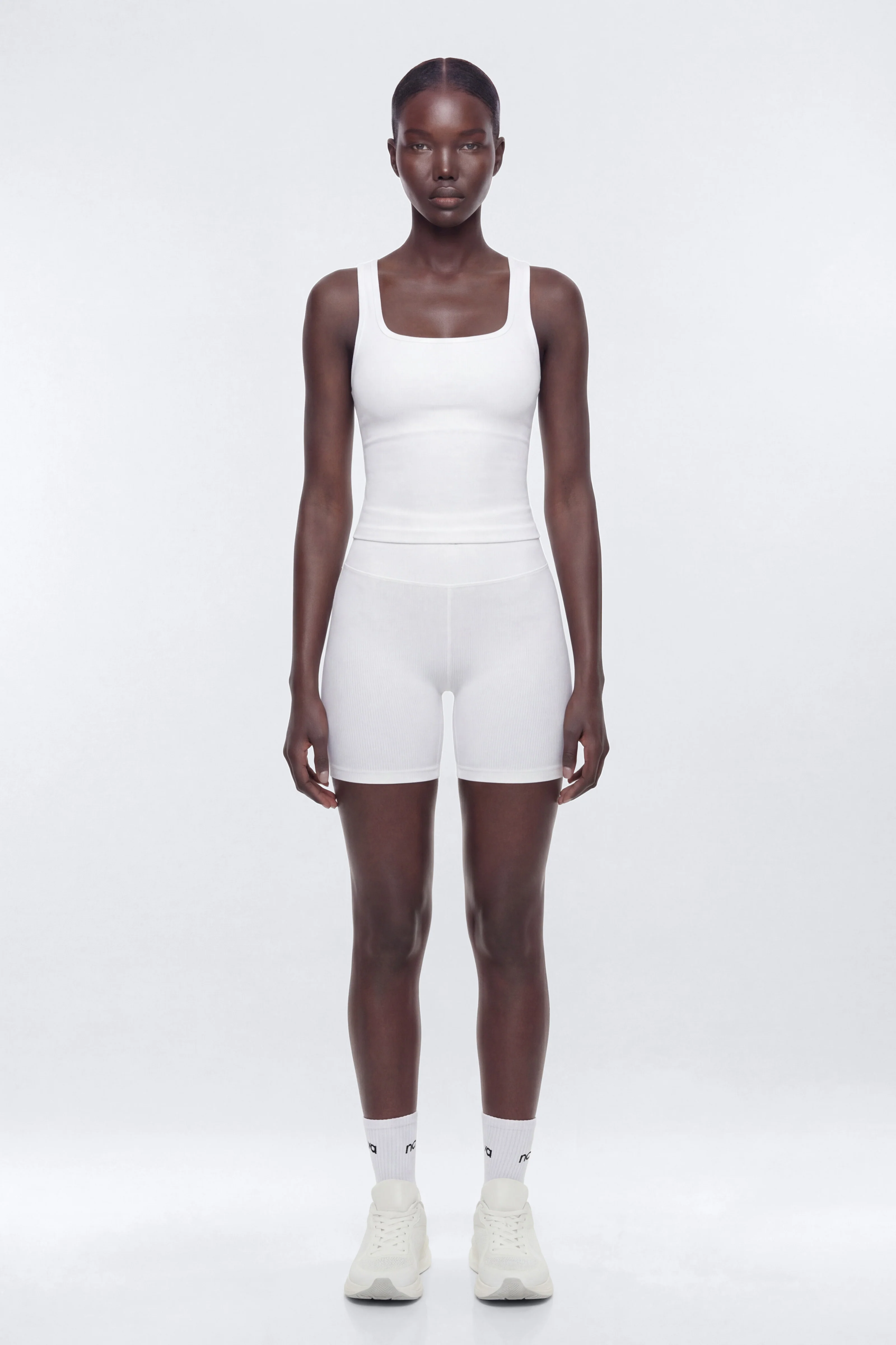 SeamlessLift™ 5″ High Rise Biker Short - Bright White