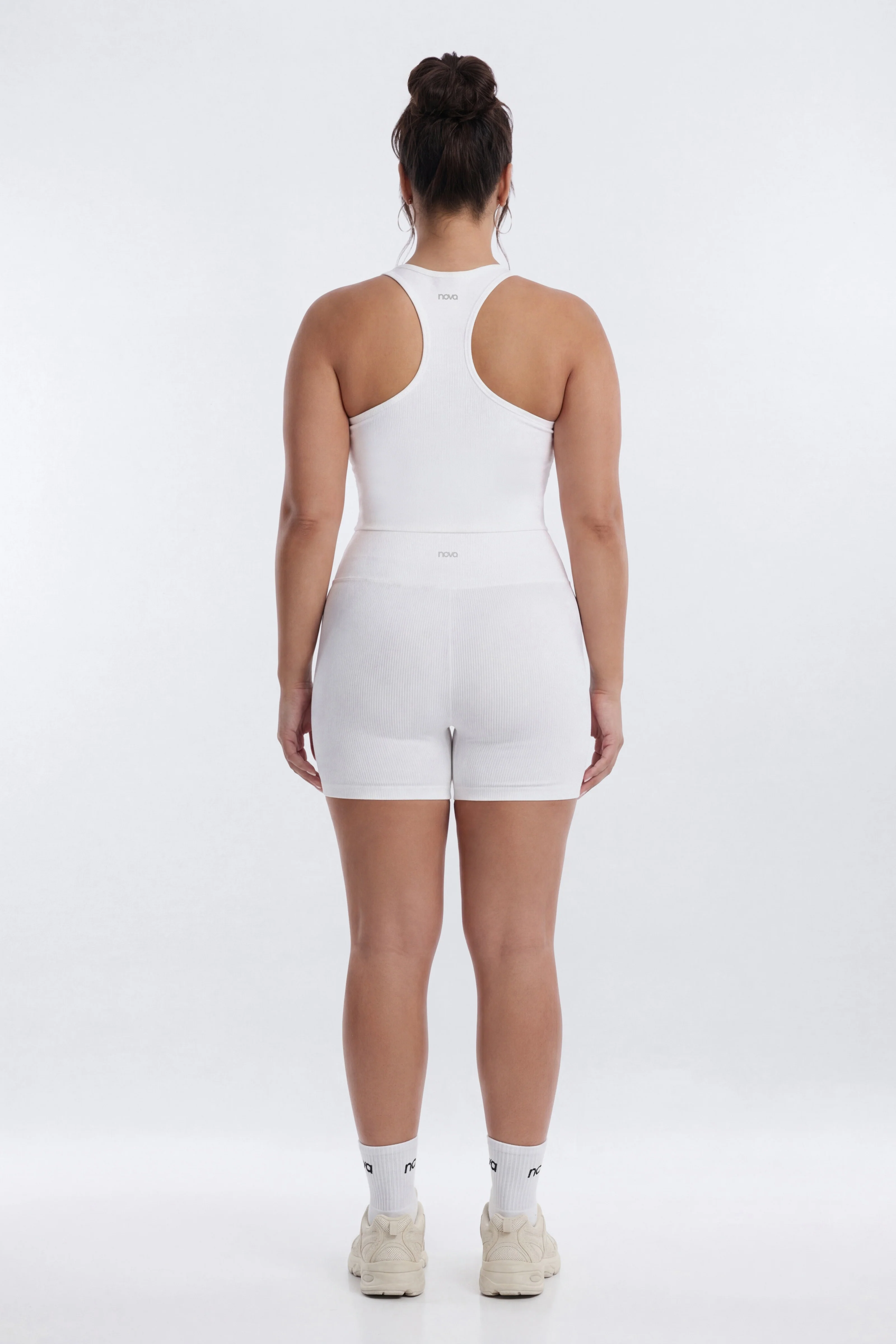 SeamlessLift™ 5″ High Rise Biker Short - Bright White - Image 6