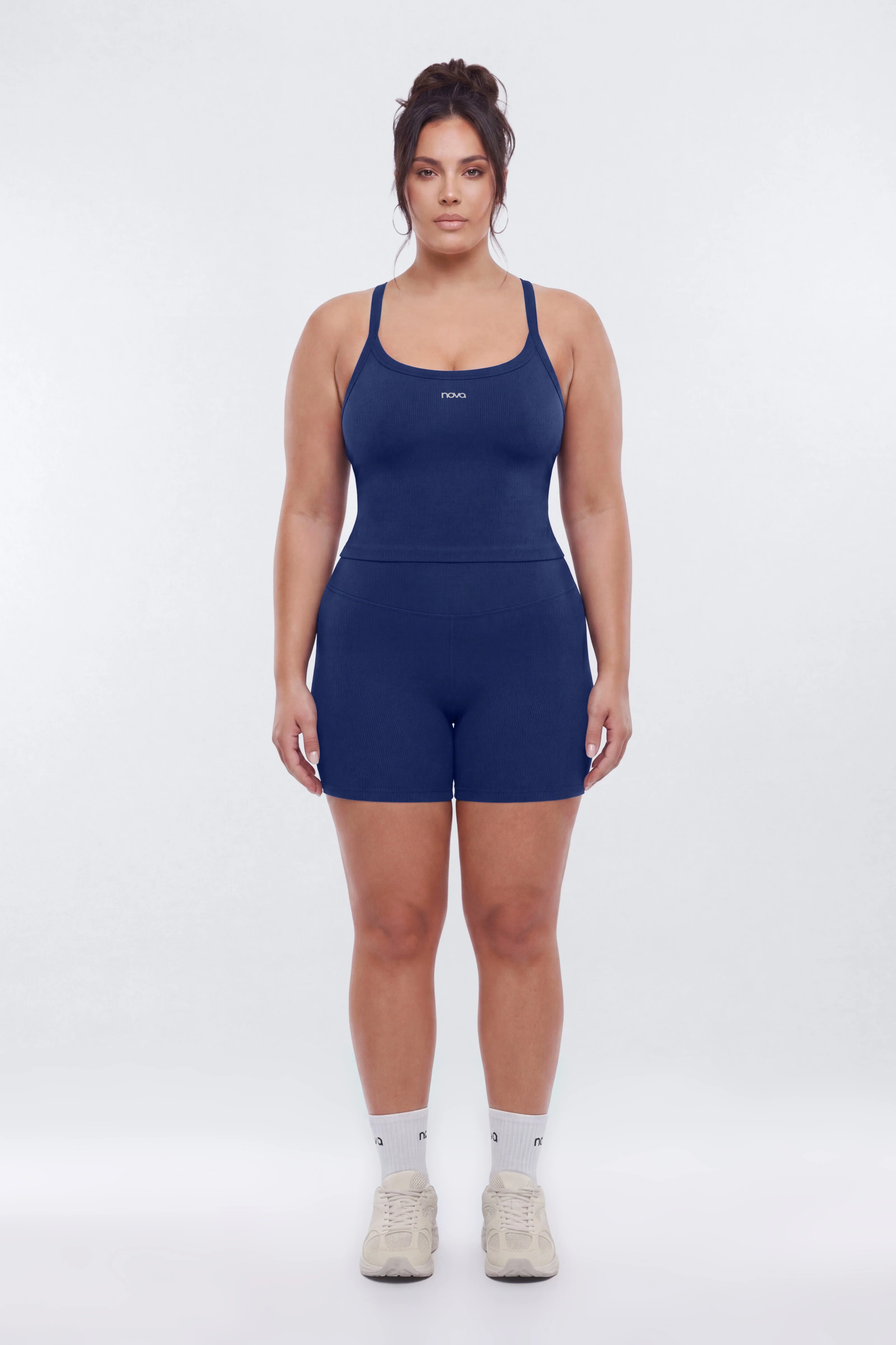 SeamlessLift™ 5″ High Rise Biker Short - Navy - Image 5