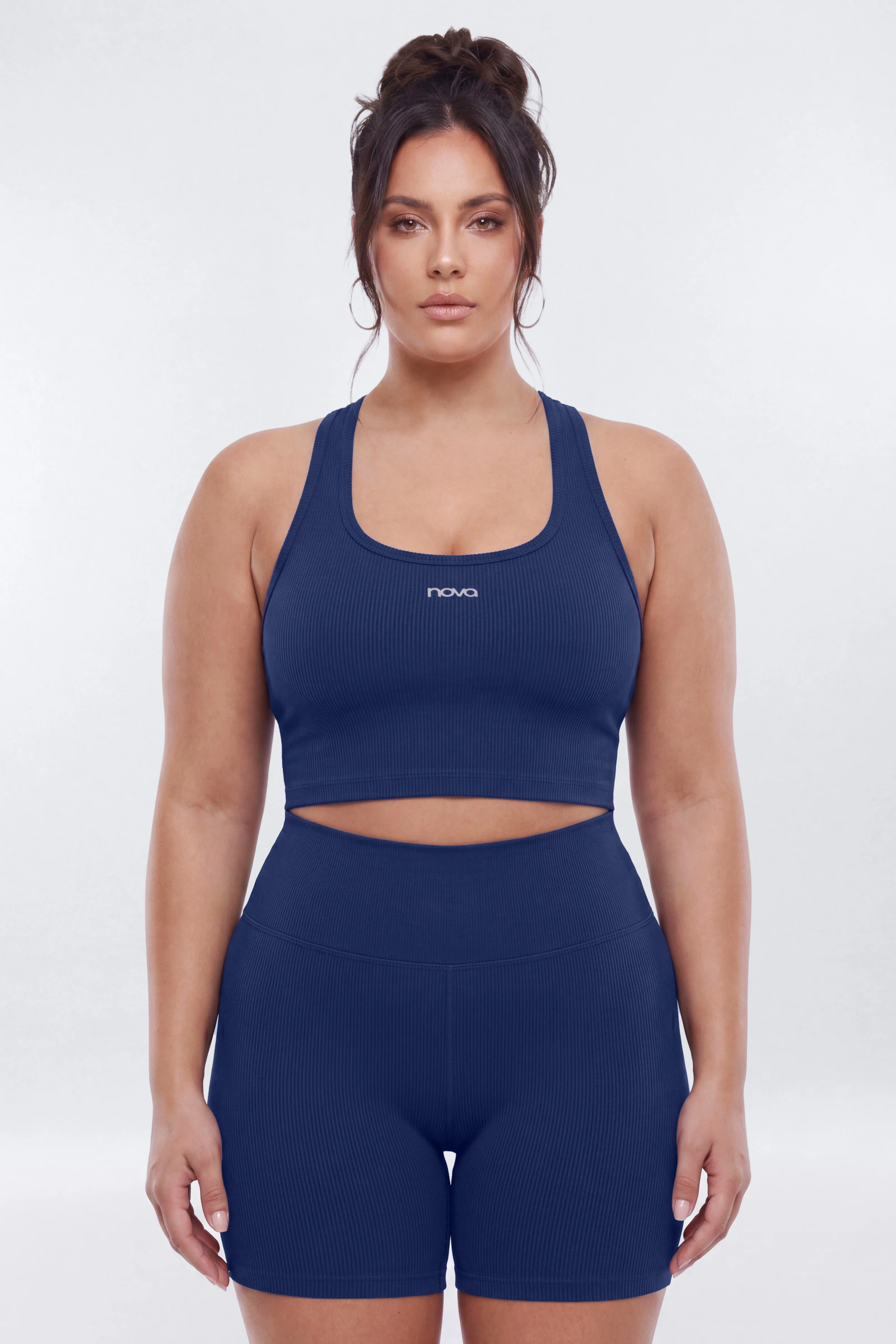 SeamlessLift™ 5″ High Rise Biker Short - Navy - Image 6
