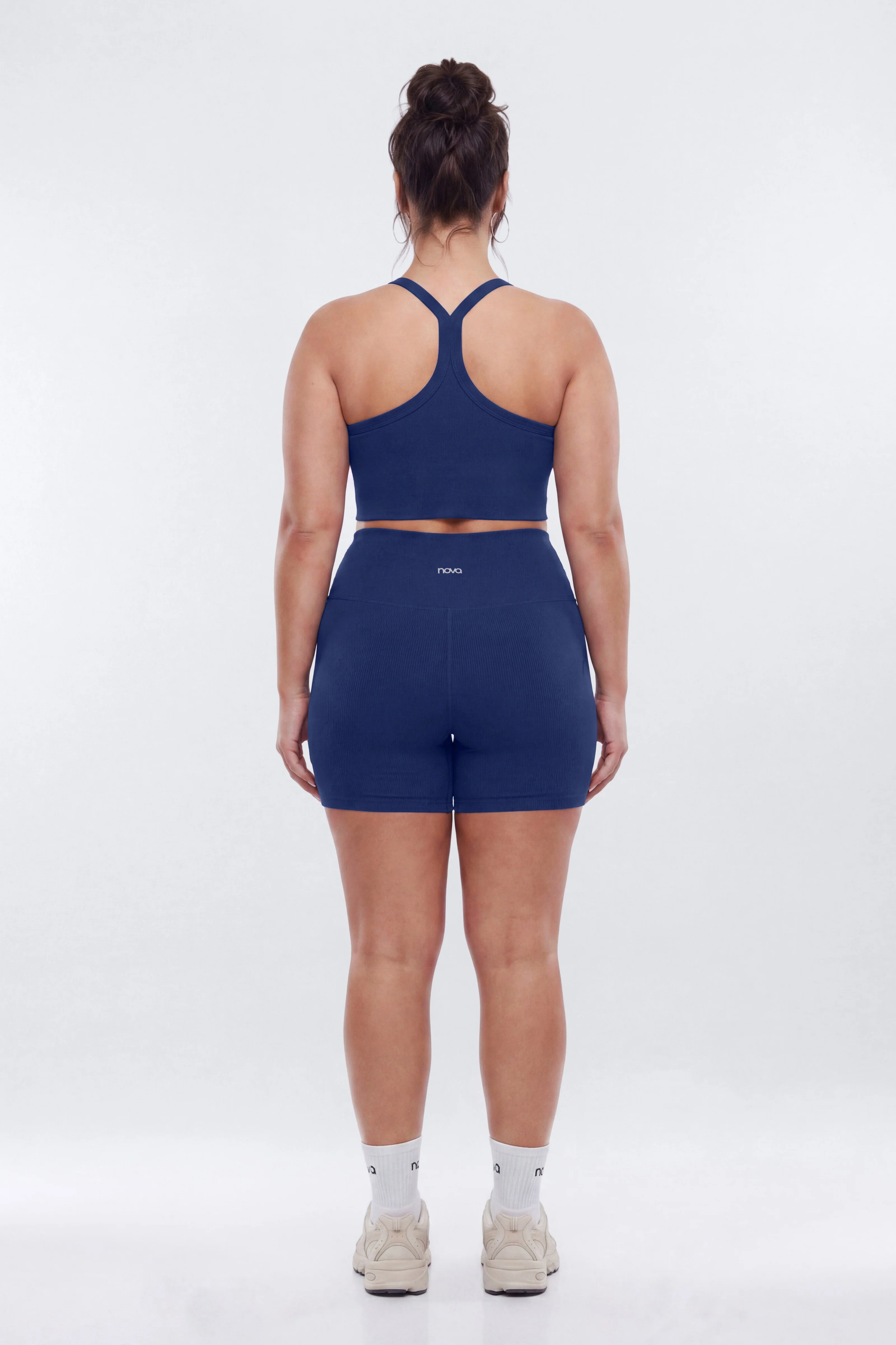 SeamlessLift™ 5″ High Rise Biker Short - Navy - Image 8