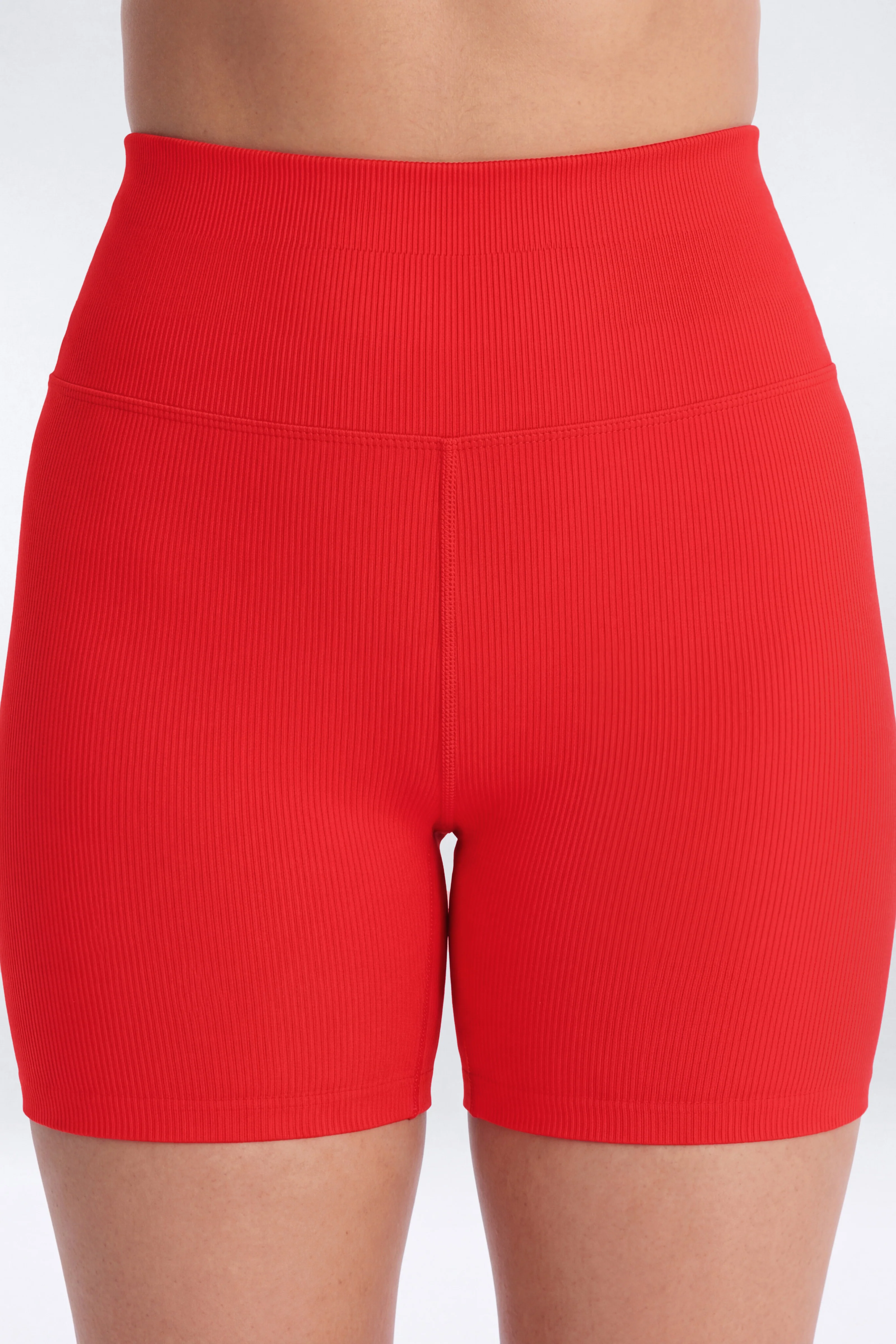 SeamlessLift™ 5″ High Rise Biker Short - Red - Image 6