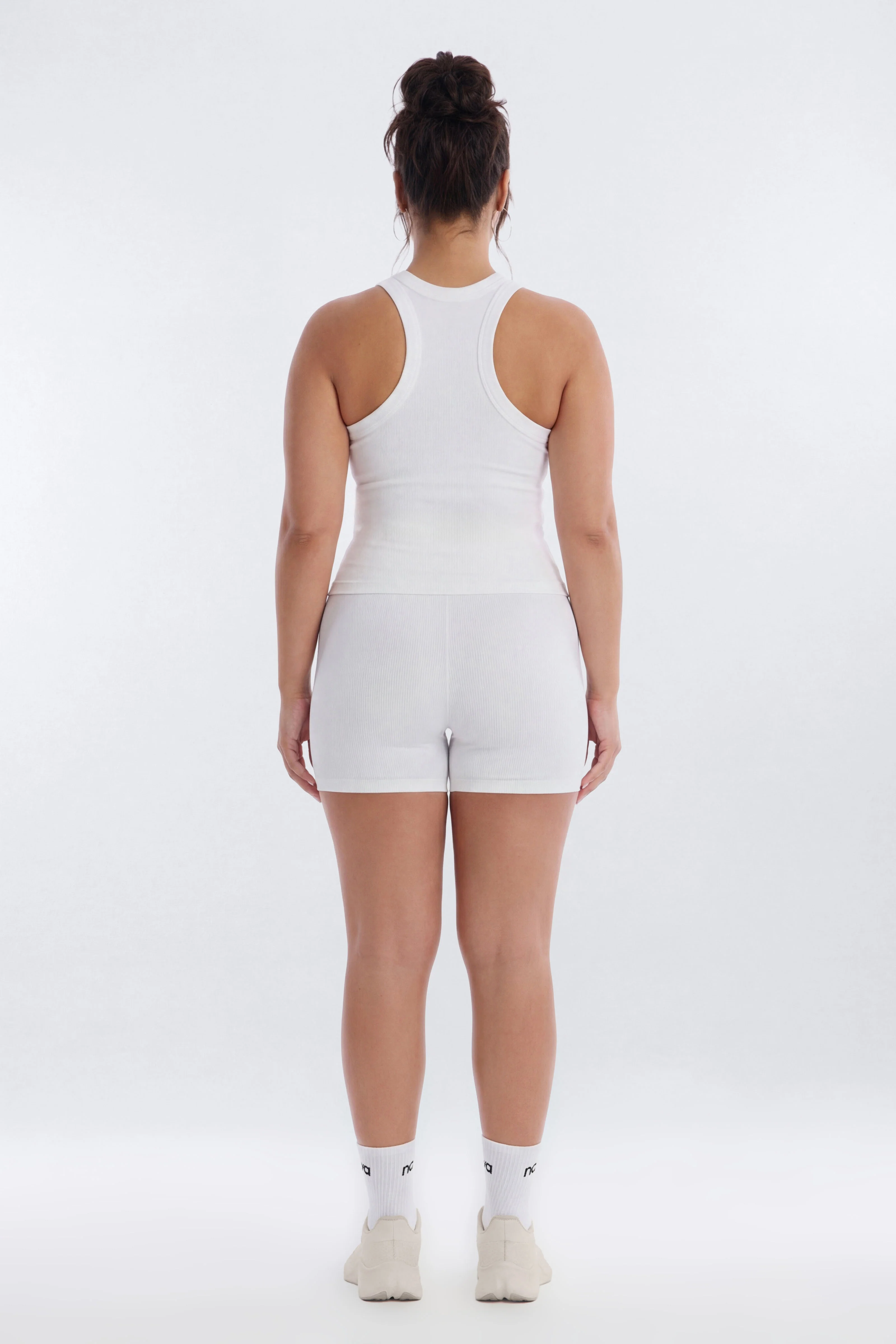 SeamlessLift™ Active Double Racer Tank - Bright White - Image 6