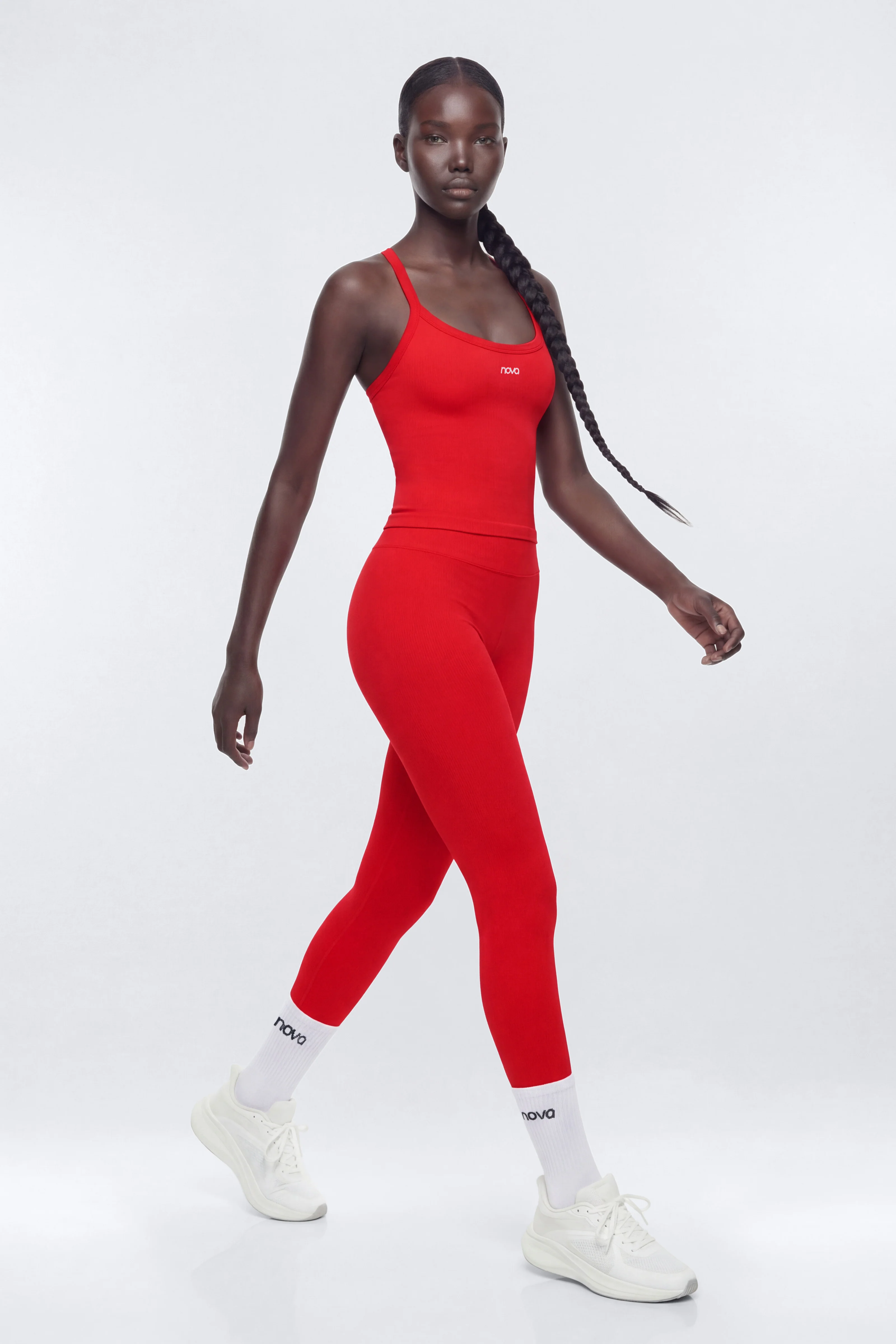 SeamlessLift™ Y Back Sports Top - Red - Image 2