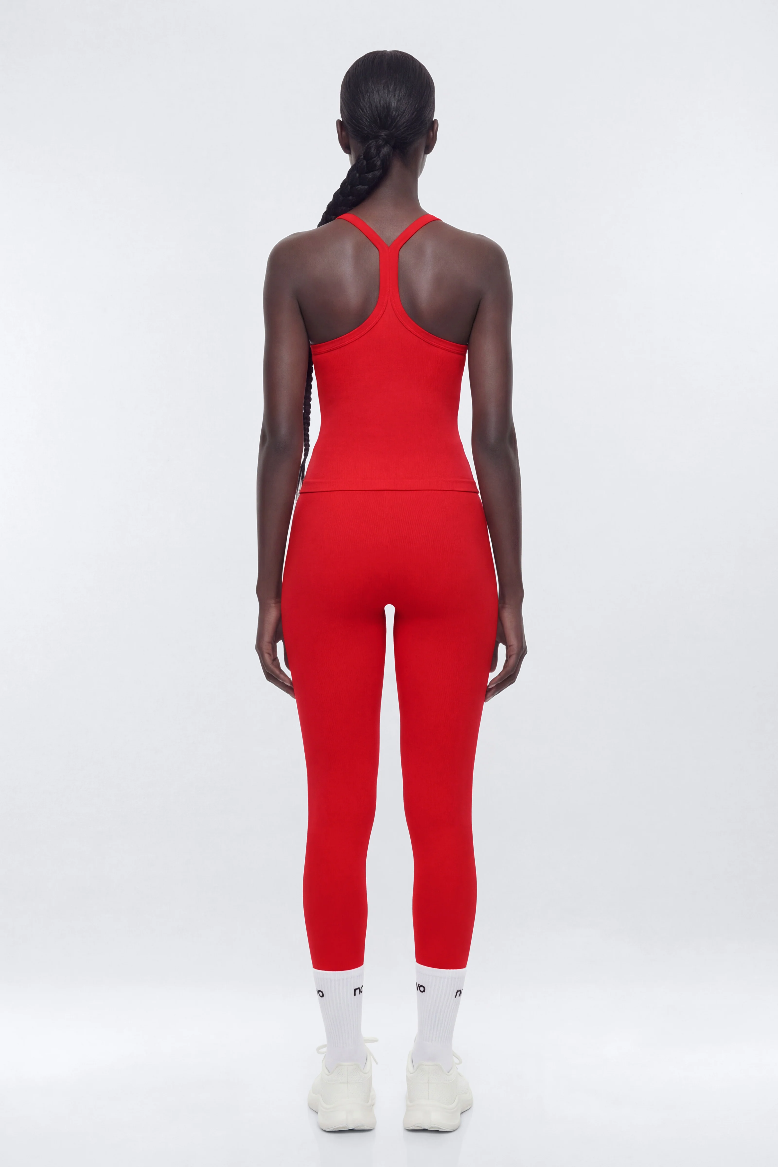 SeamlessLift™ Y Back Sports Top - Red - Image 3