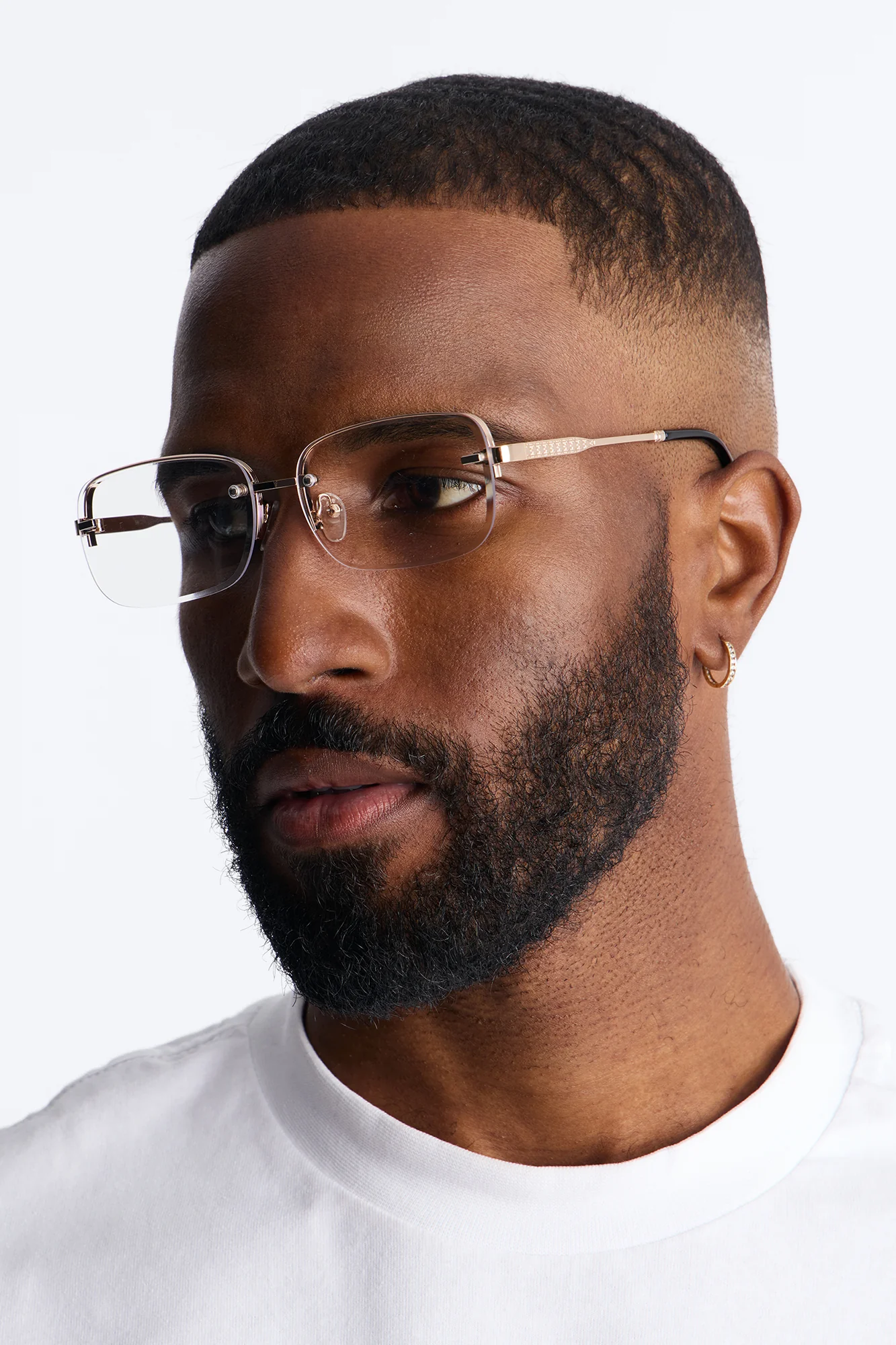 Seeing Double Sunglasses - Clear/Gold