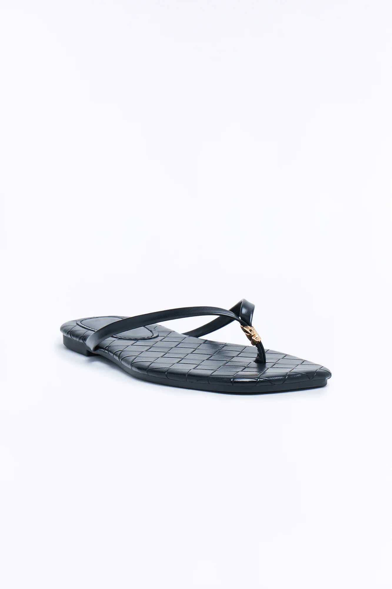 Seneca Flip Flops - Black - Image 2