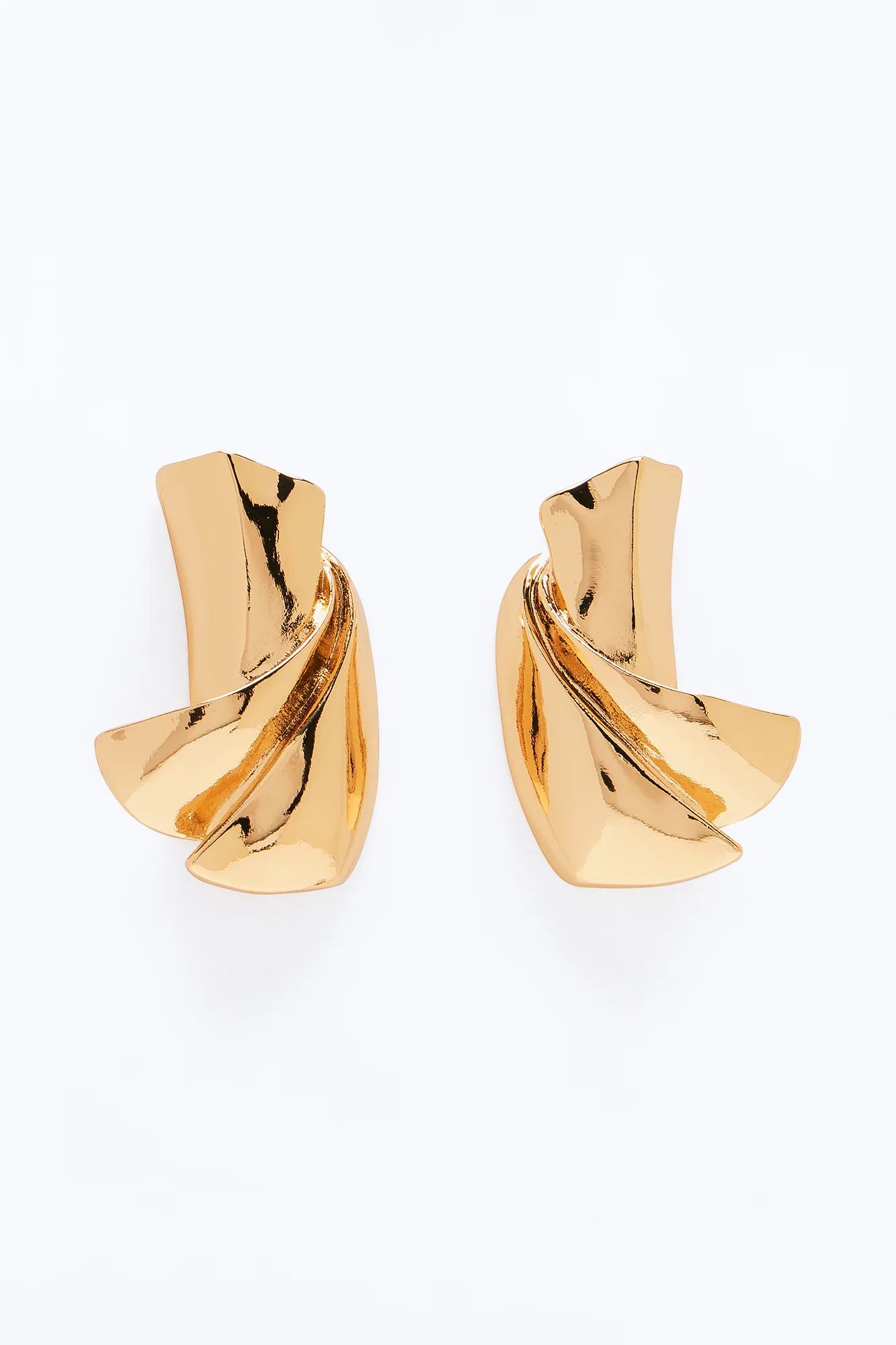 Shadow Kiss Drop Earrings - Gold