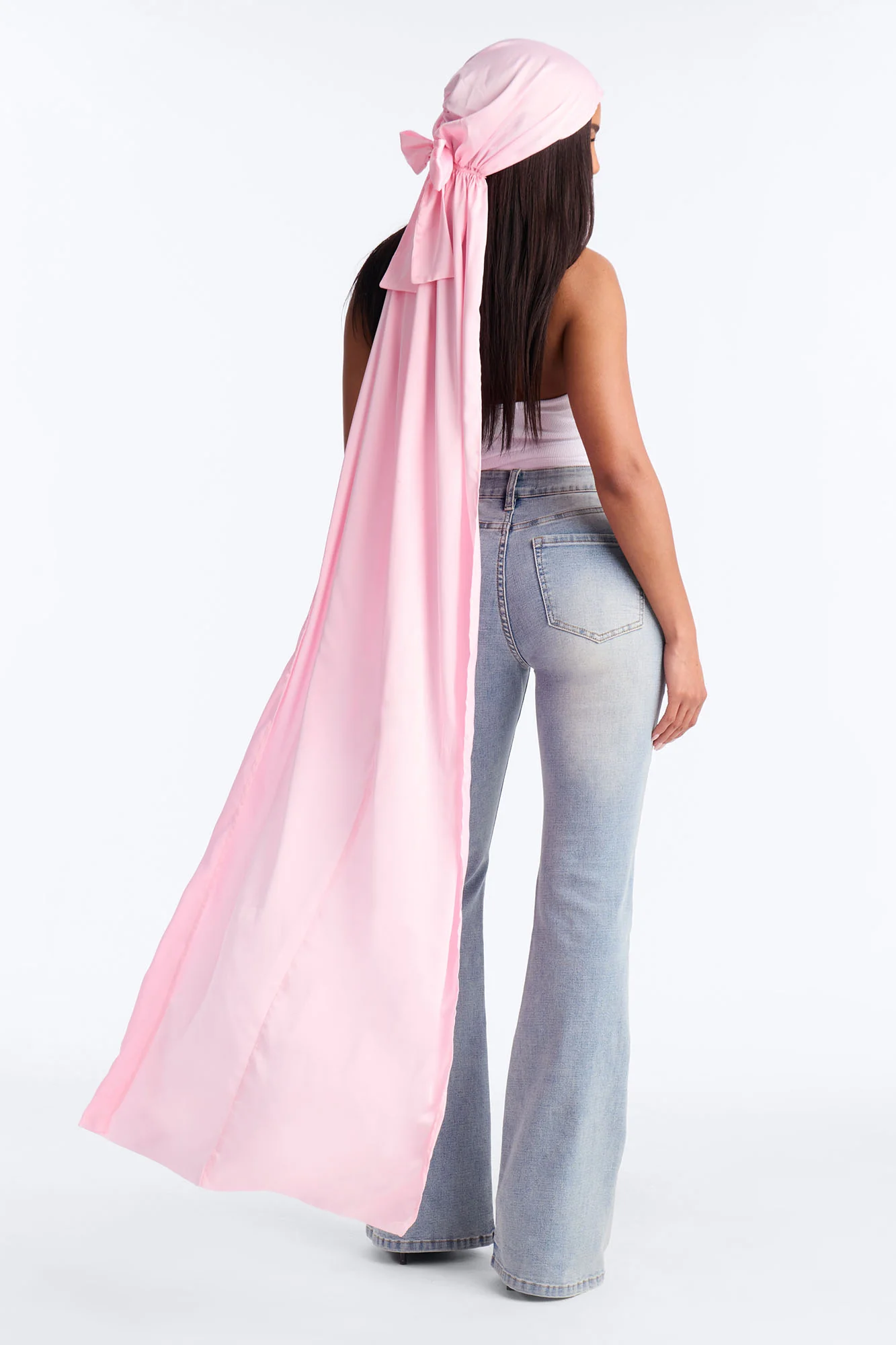 She Is A Wave Oversized Durag - Pink