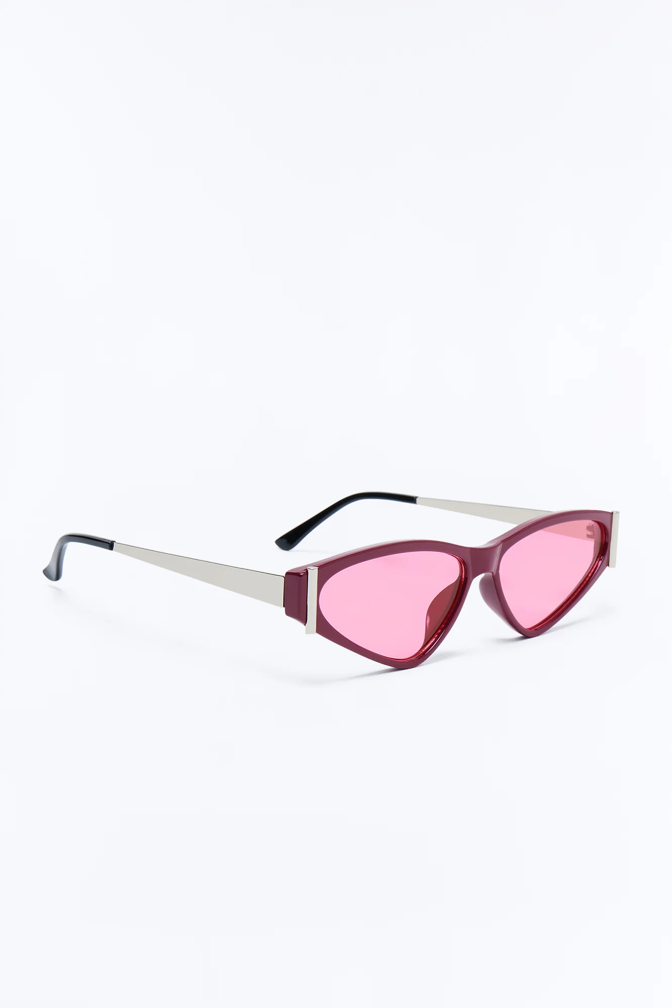 Sherly Temple Cat Eye Sunglasses - Red/combo - Image 4