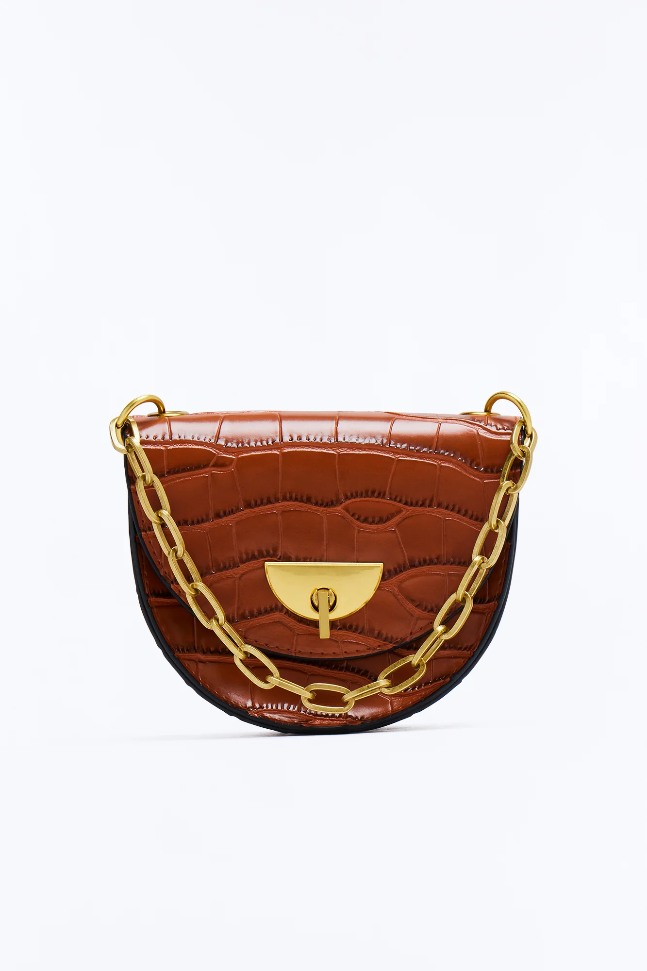 She's A Keeper Faux Leather Belt Bag - Cognac - Image 4