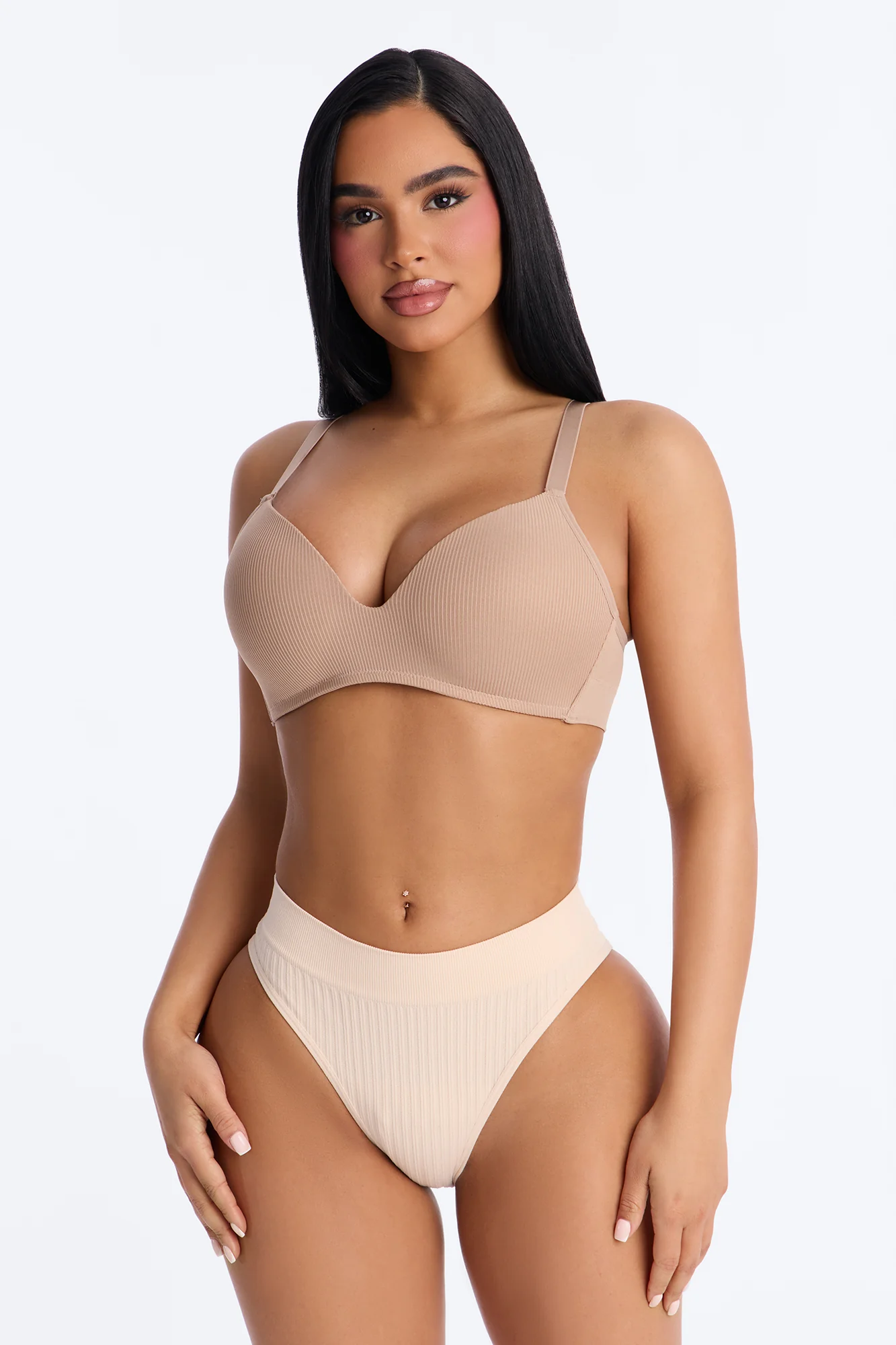 She's A Softie Comfort Wirefree Bra - Tan - Image 2