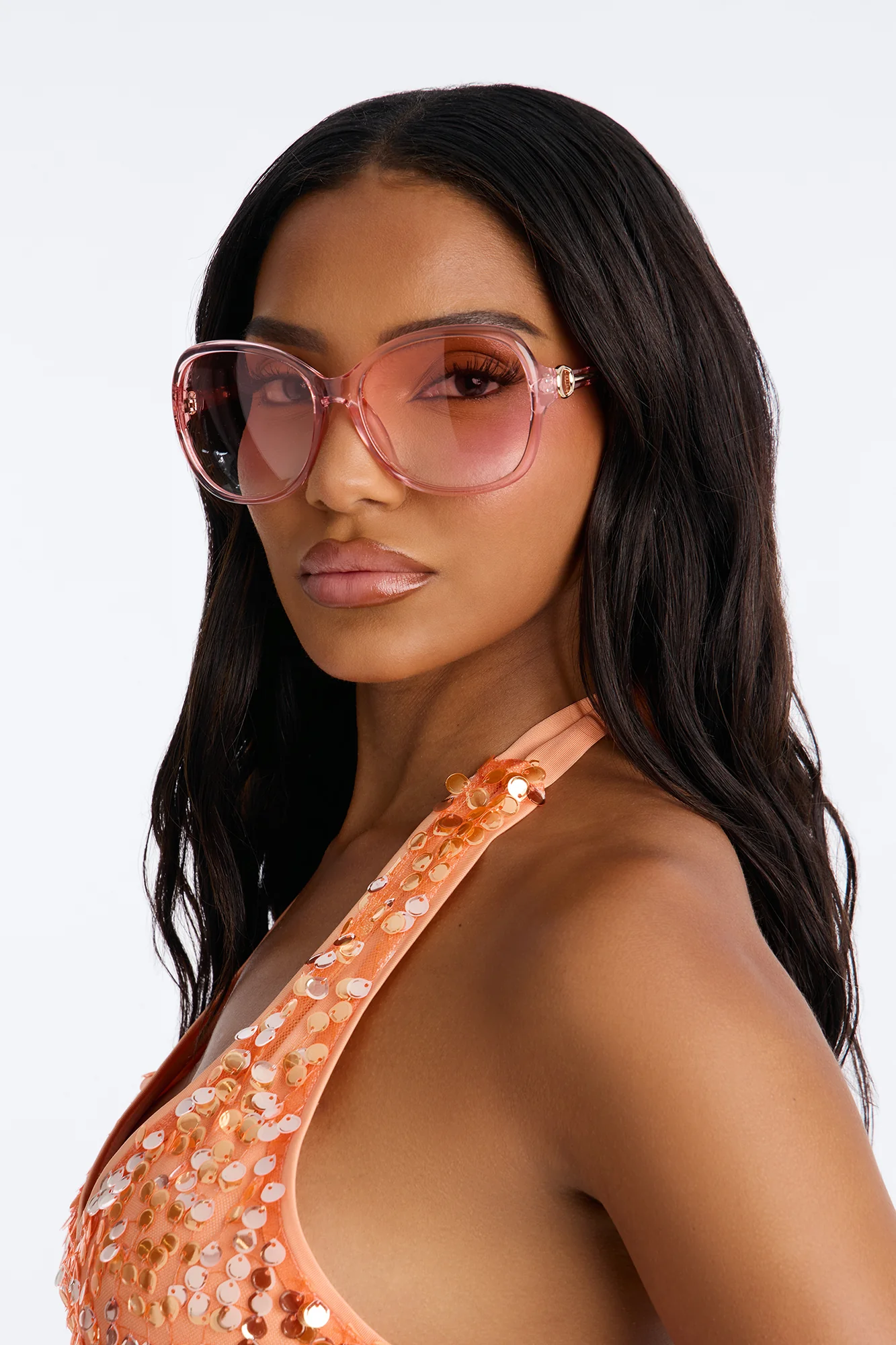 She's Bugging Out Sunglasses - Pink/Pink