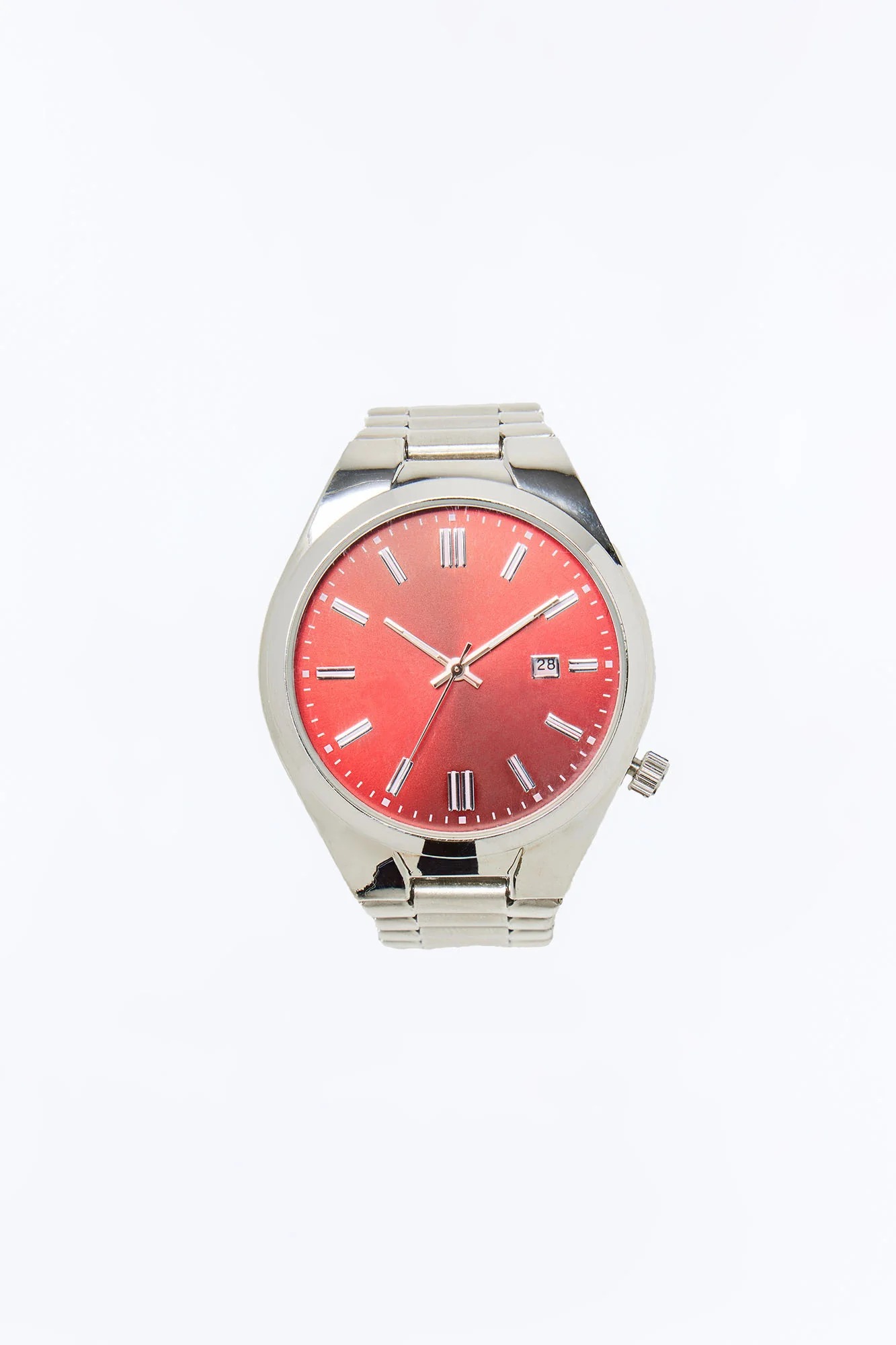 Shifting Dimensions Watch - Silver/Red - Image 2