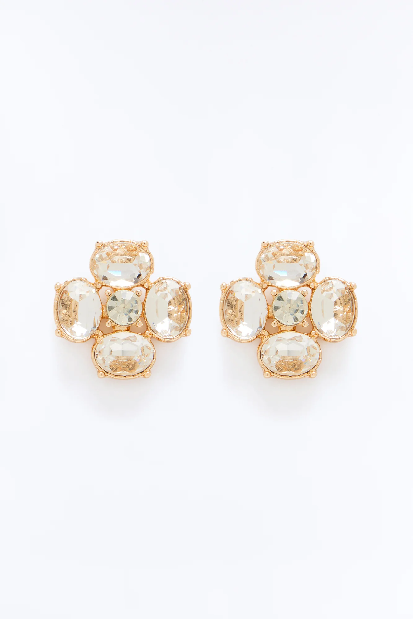 Shine Under The Sun Stud Earrings - Gold