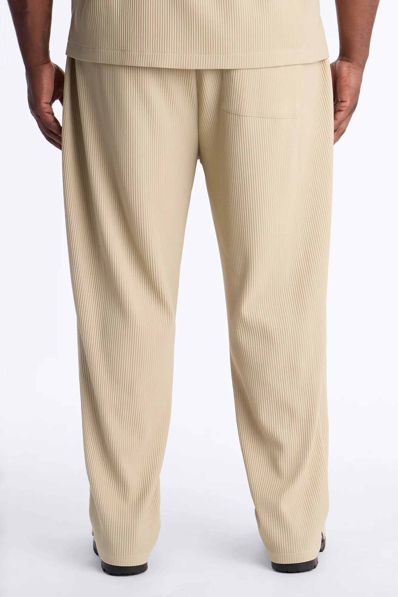 Show Up Slim Slit Pants - Stone - Image 8