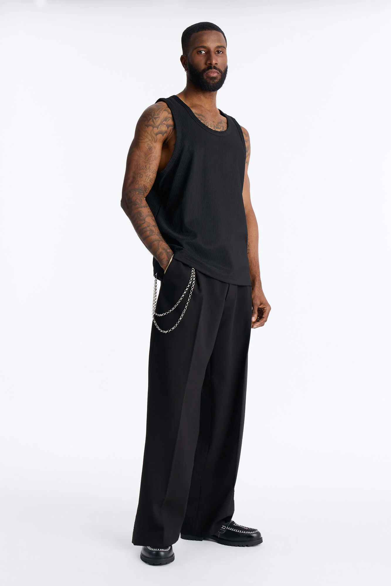 Show Up Tank Top - Black - Image 2