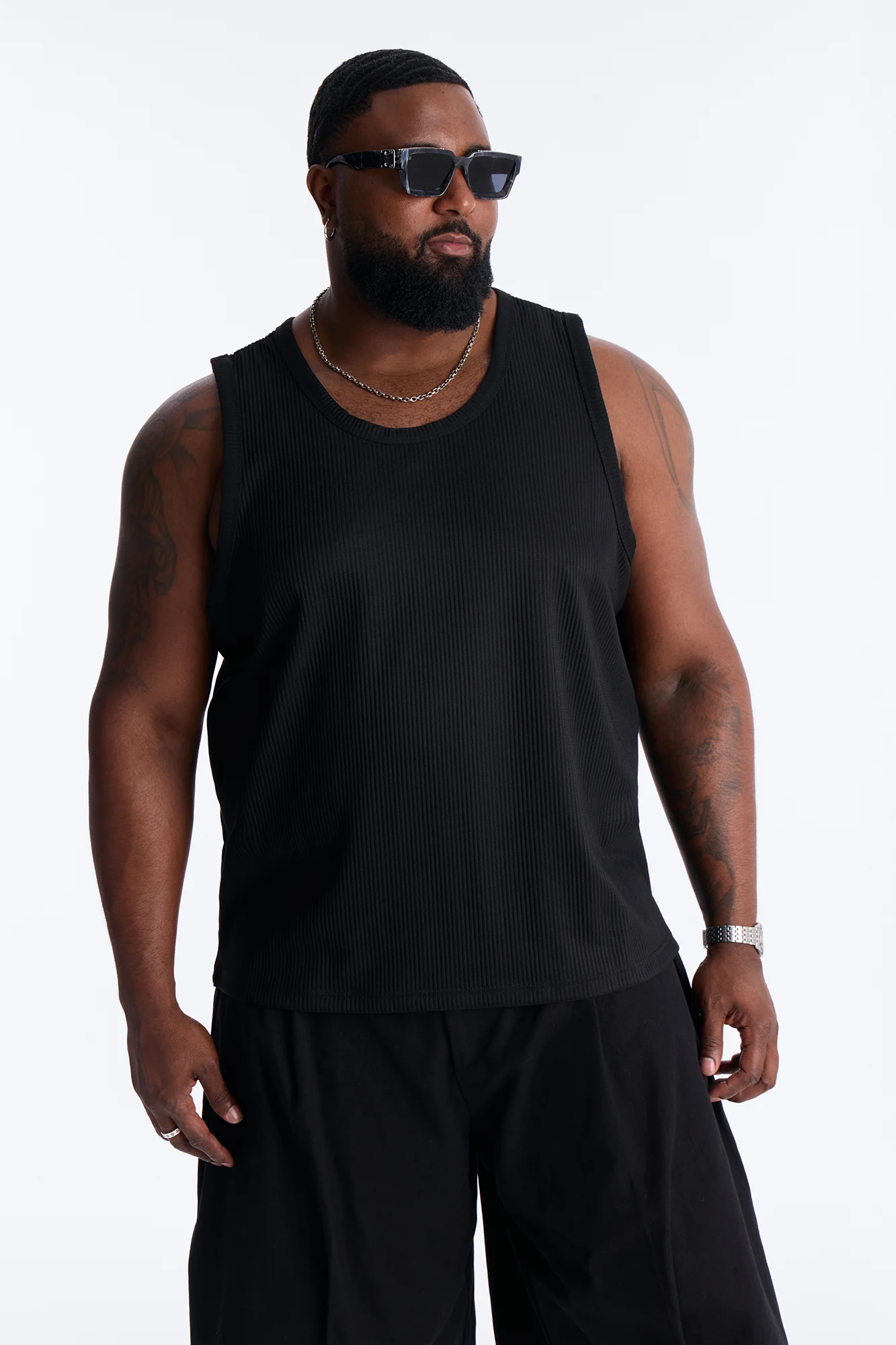 Show Up Tank Top - Black - Image 5