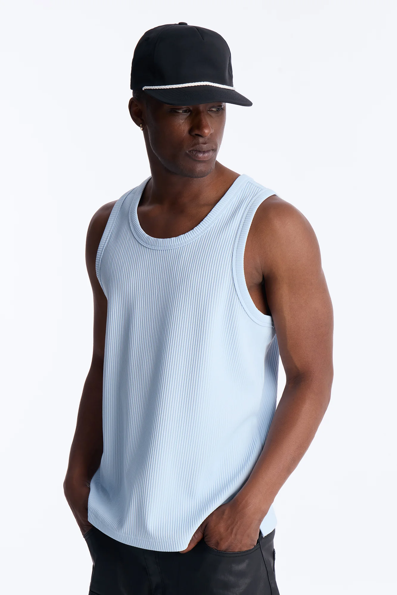 Show Up Tank Top - Light Blue