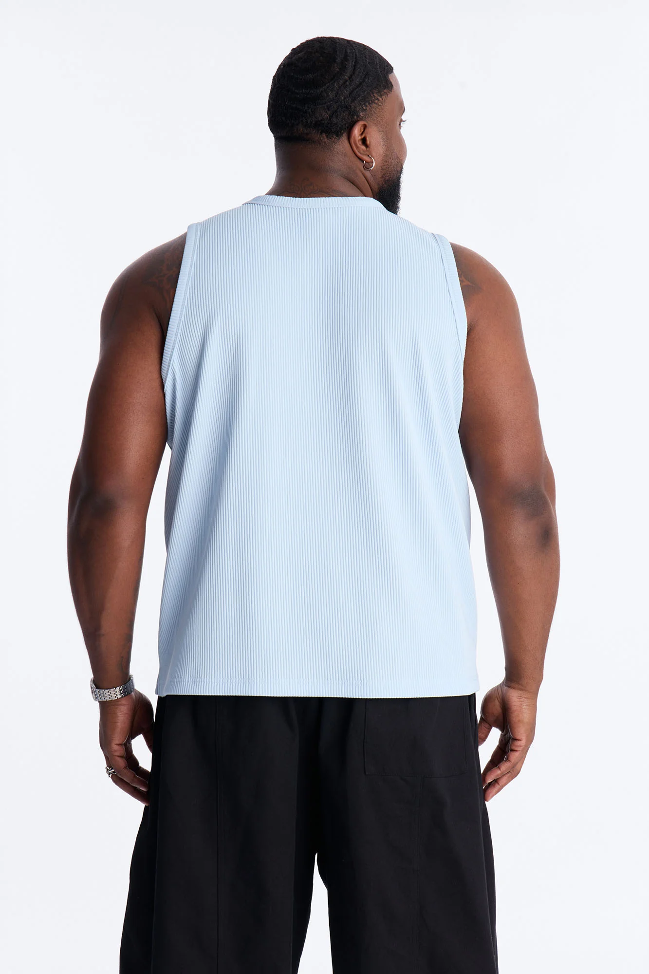 Show Up Tank Top - Light Blue - Image 8