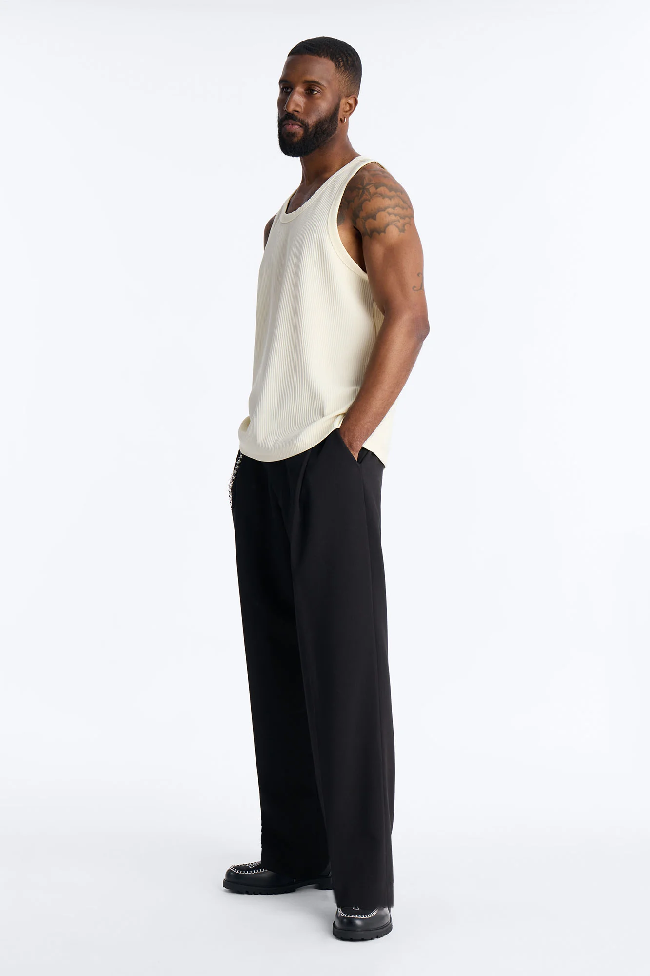 Show Up Tank Top - Off White - Image 2