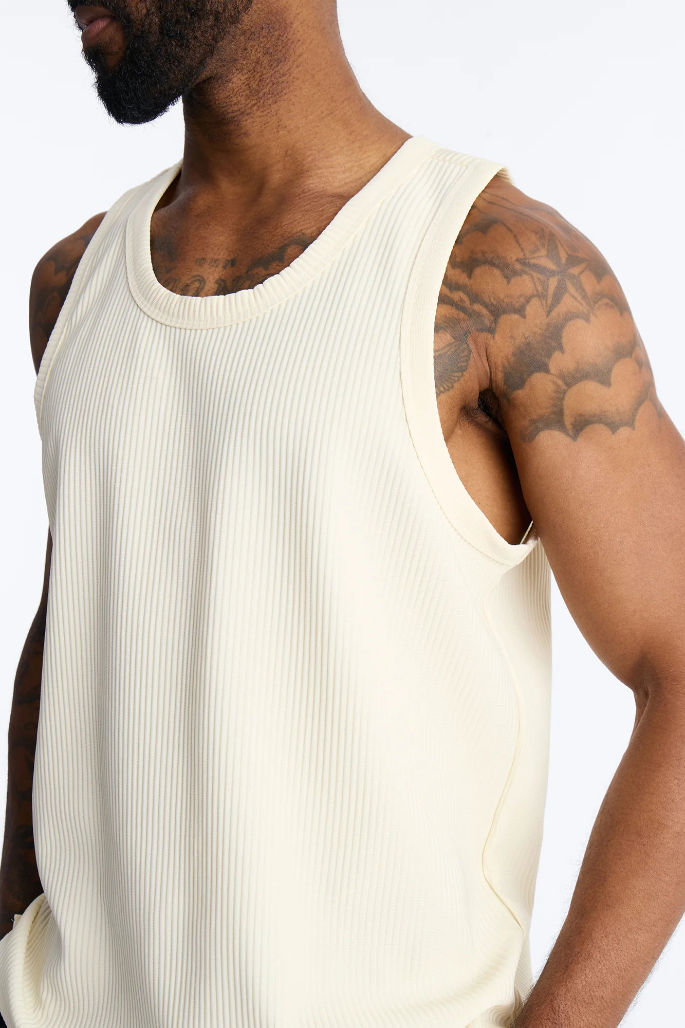 Show Up Tank Top - Off White - Image 3