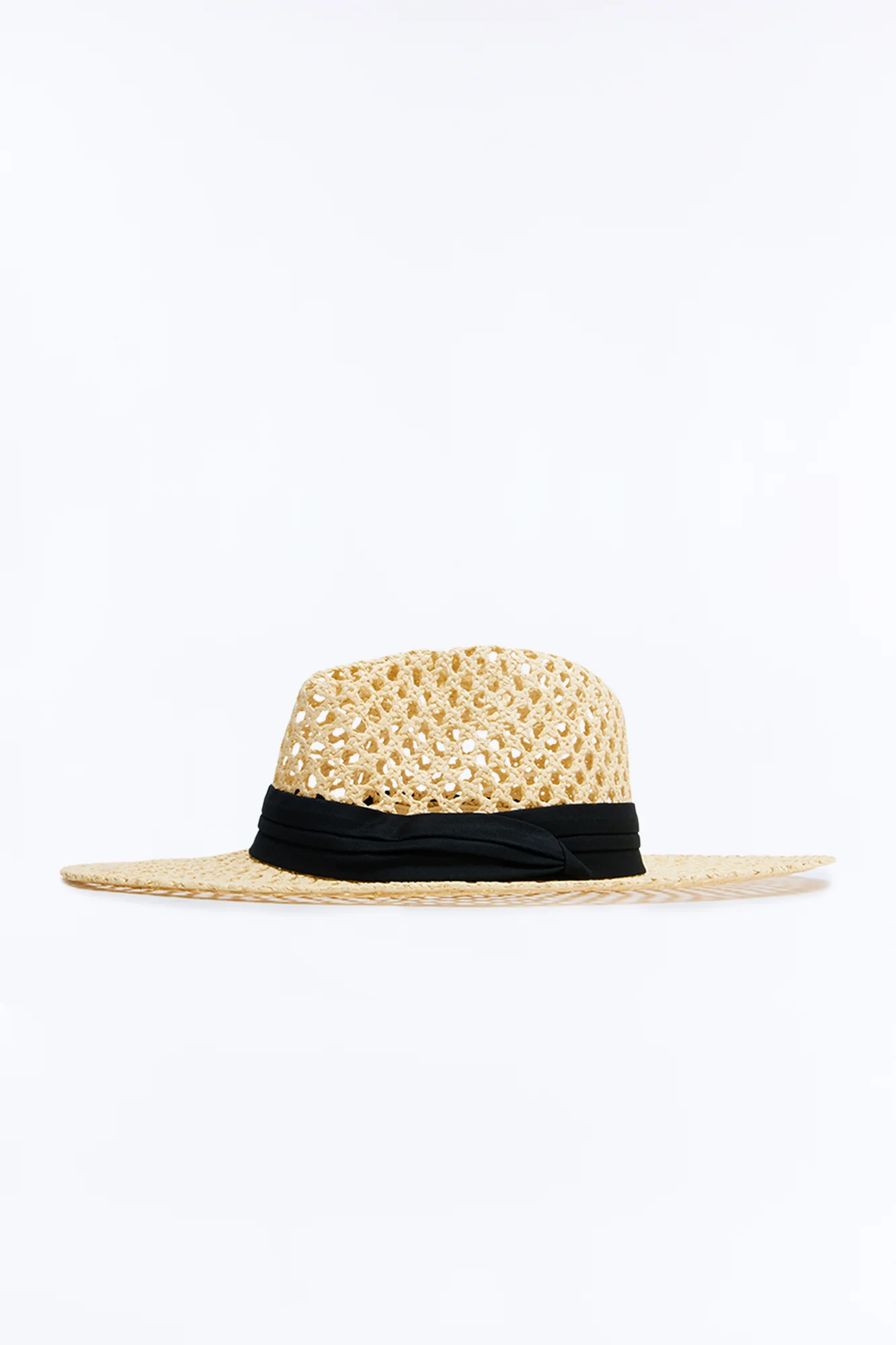 Sign Off Right Straw Sun Hat - Natural/Combo - Image 3