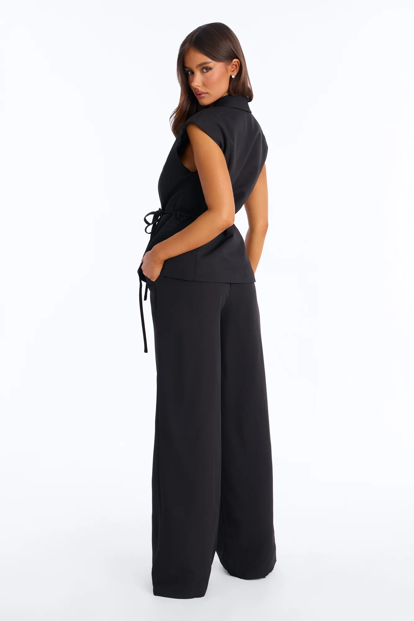 Signature Move Vest Pant Set - Black - Image 5