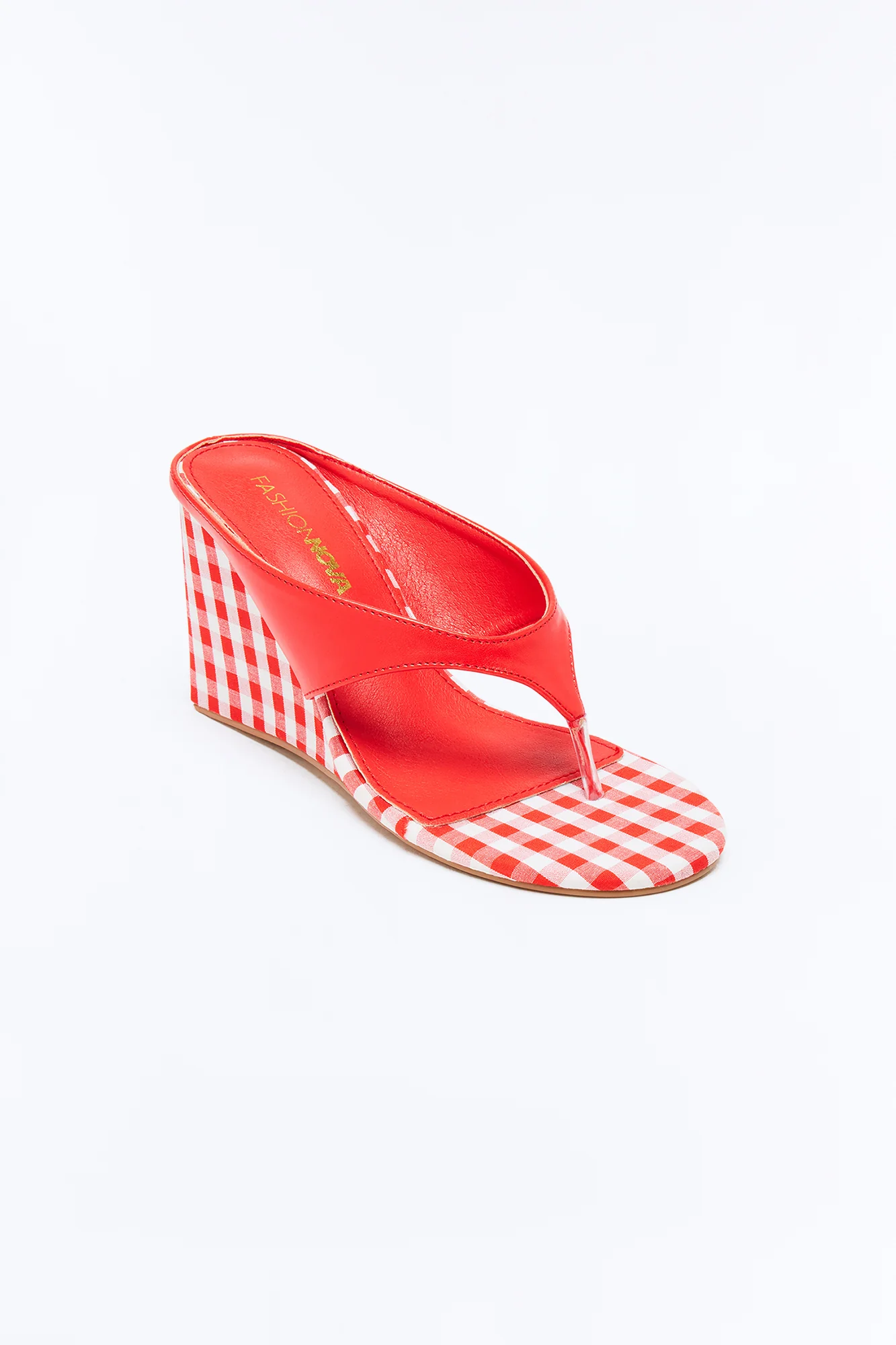 Simona Thong Wedges - Red - Image 2
