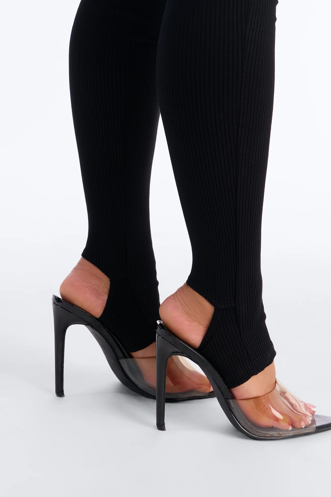 Simply Snatched Mock Neck Legging Set - Black - Image 5