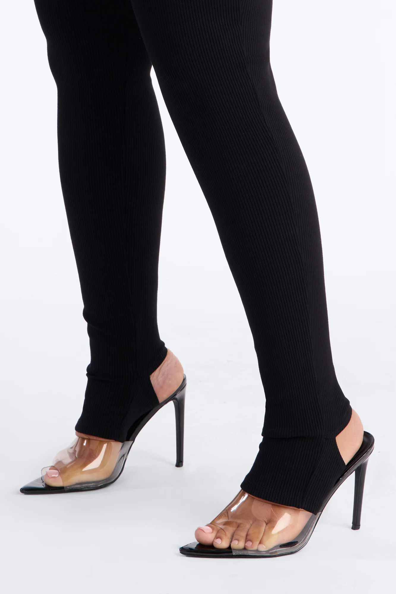 Simply Snatched Mock Neck Legging Set - Black - Image 9