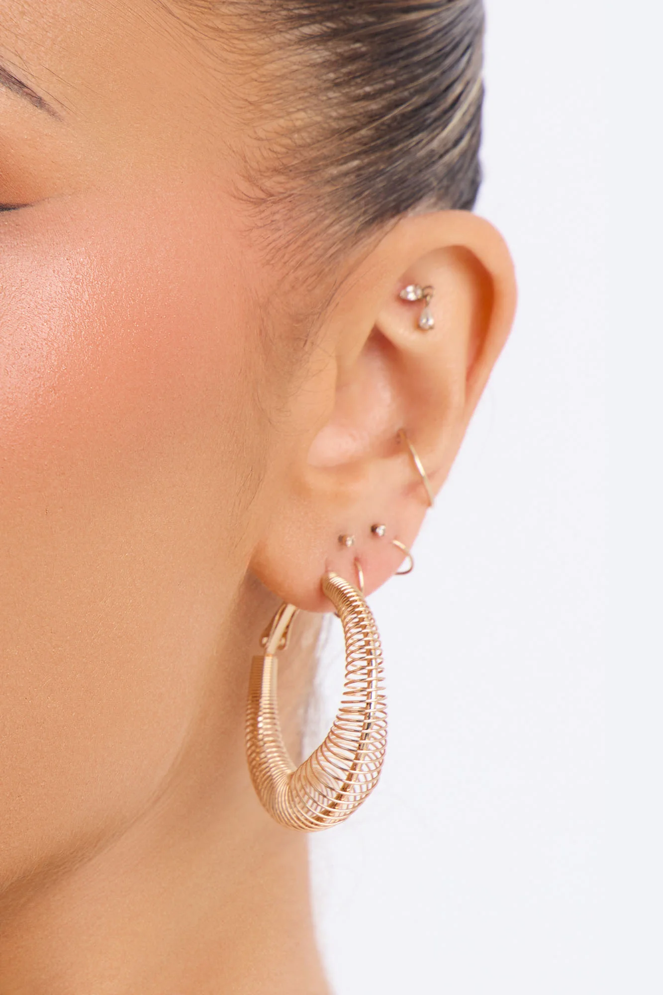 Simply You Hoop Earrings - Gold