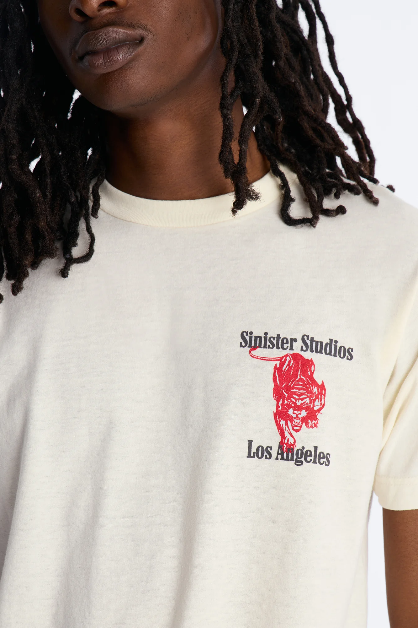 Sinister Studios LA Short Sleeve Tee - Cream - Image 5