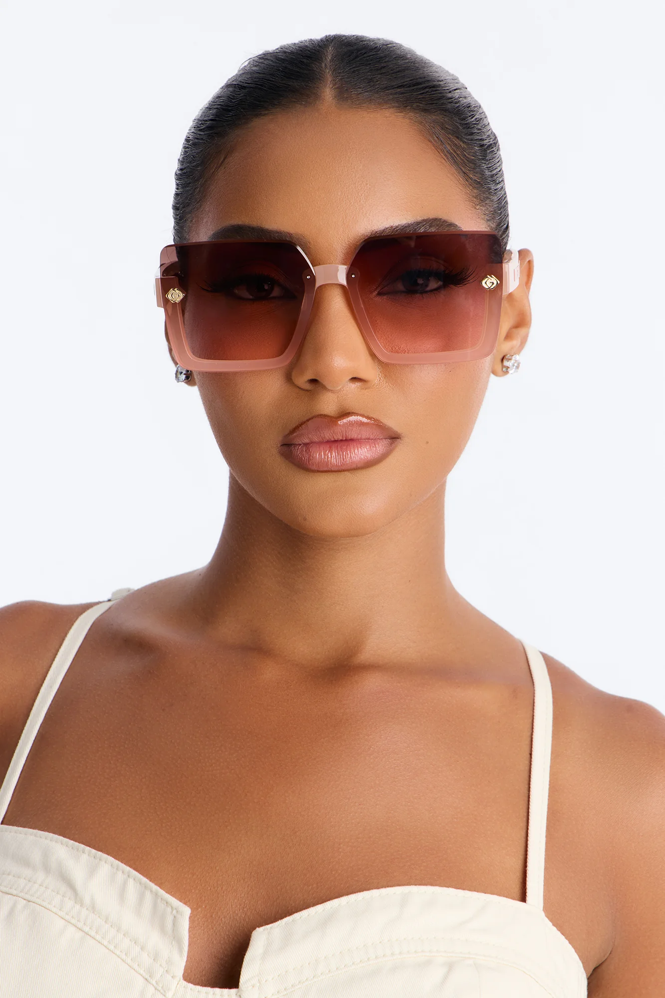 Slate Sunglasses - Nude