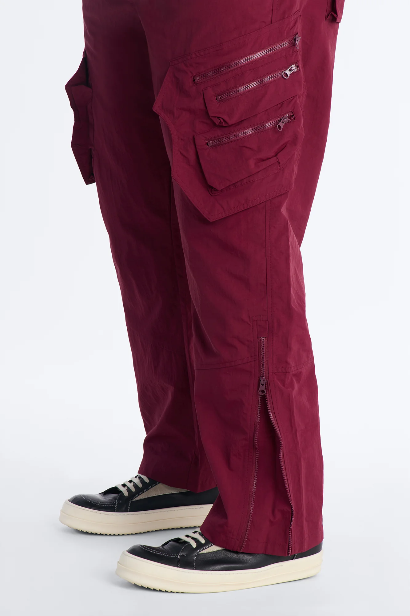 Slim Cipher Ascend Cargo Pant - Burgundy - Image 11