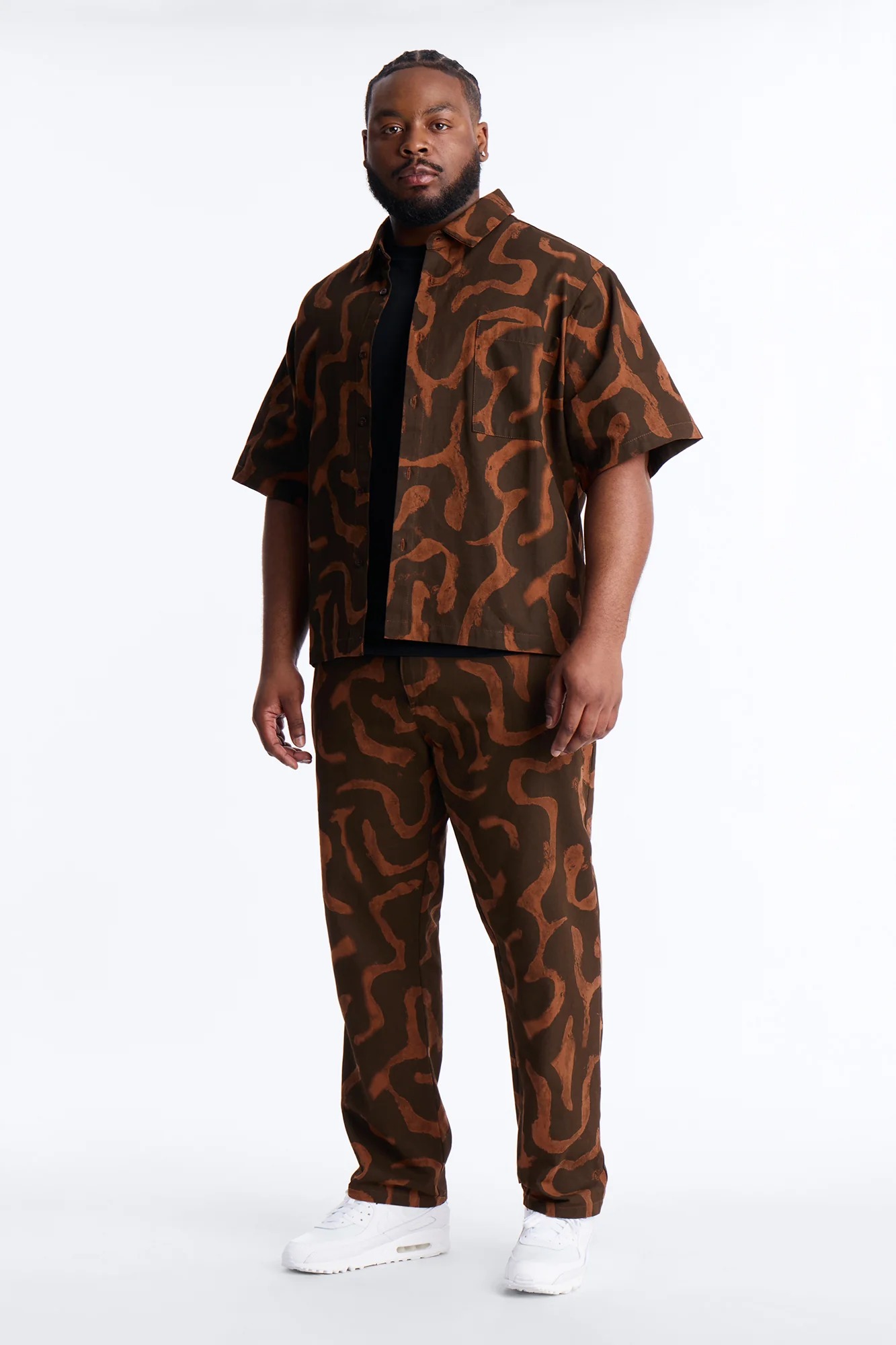 Slim Drizzled Pant - Rust - Image 7