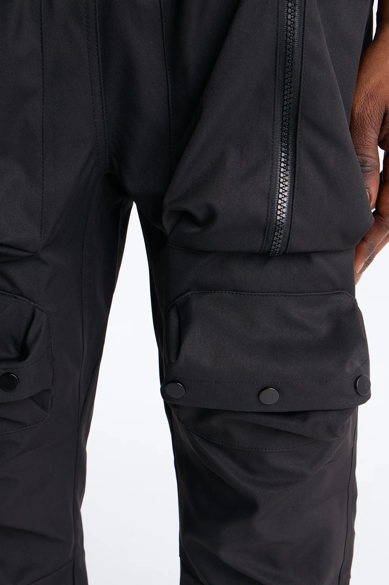 Slim Fort Dreamer Cargo Pant - Black - Image 4