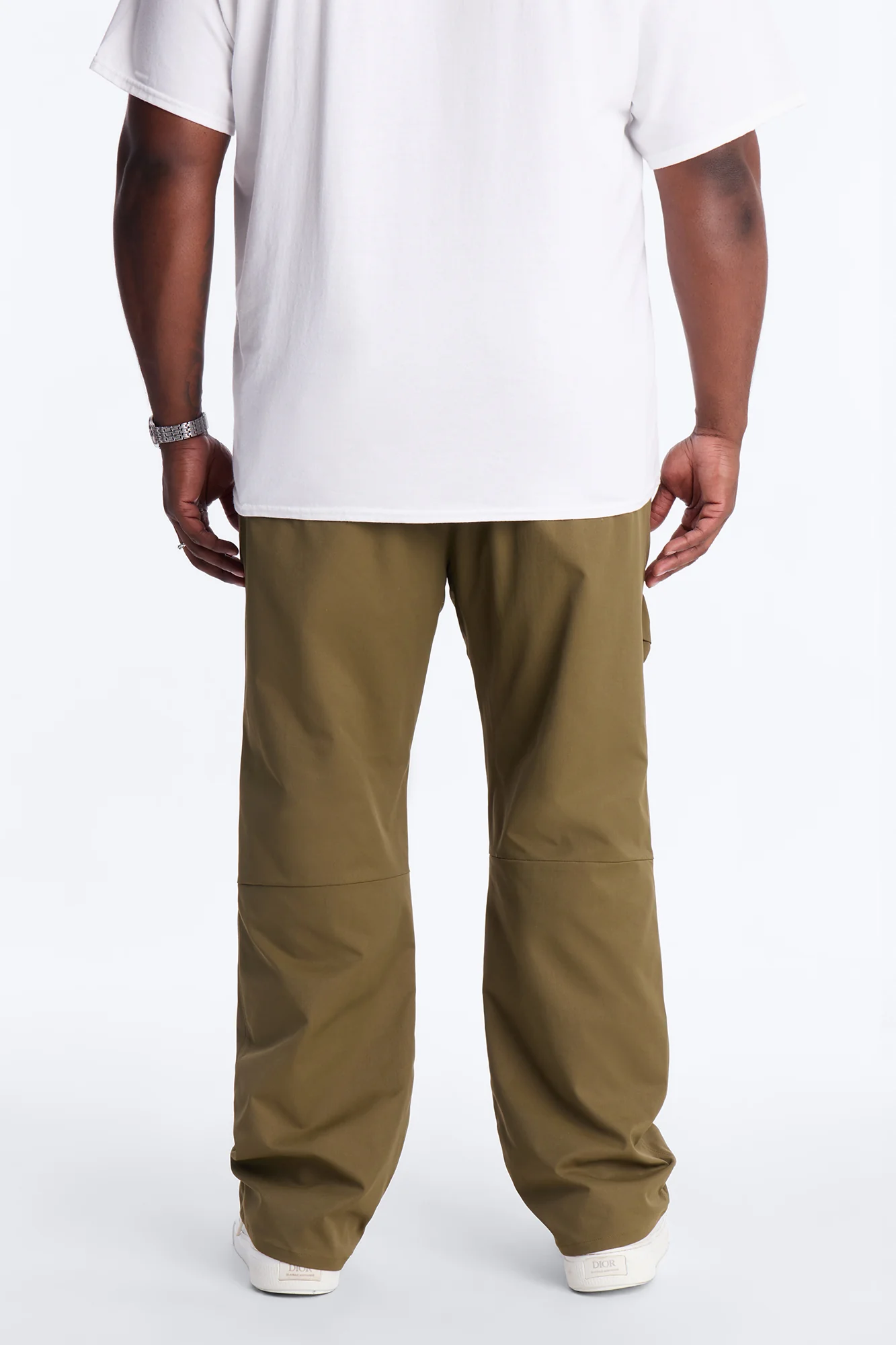 Slim Fort Dreamer Cargo Pant - Olive - Image 8