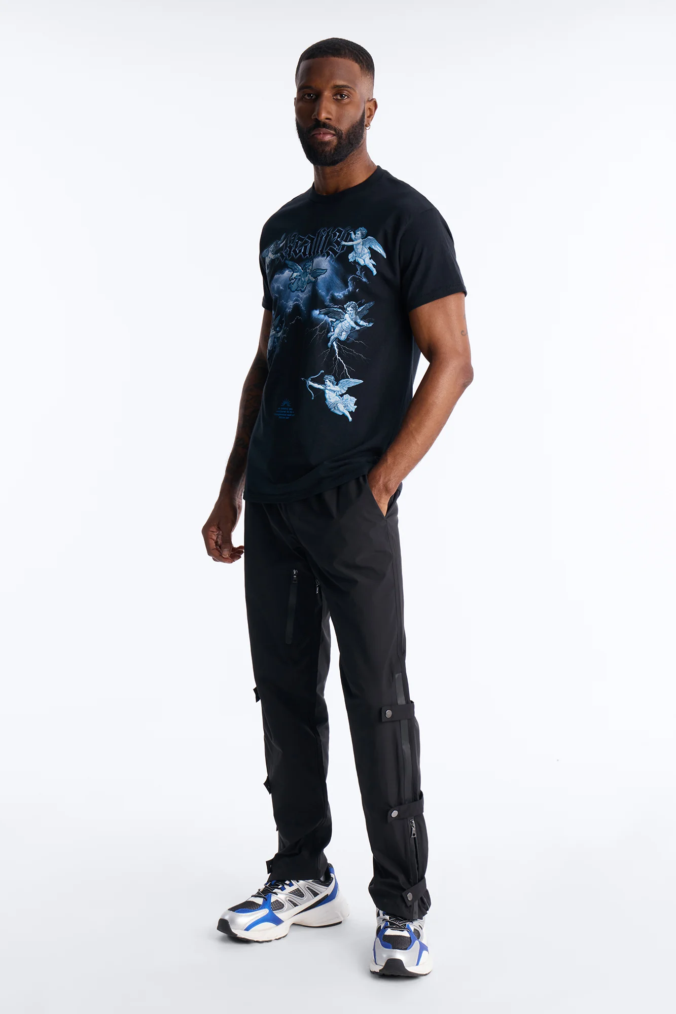Slim Odyssey Multi Strap Pant - Black - Image 2
