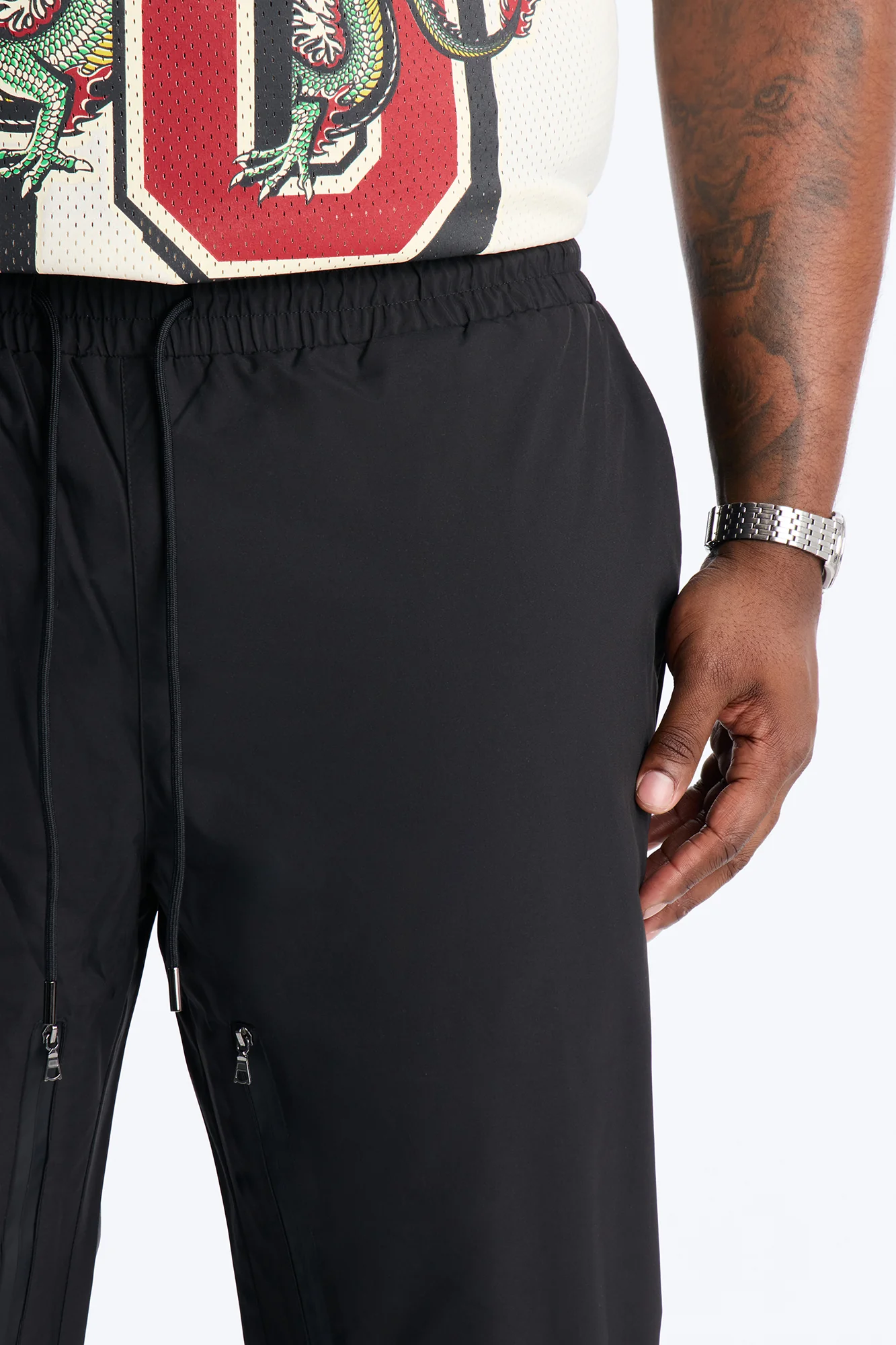 Slim Odyssey Multi Strap Pant - Black - Image 8
